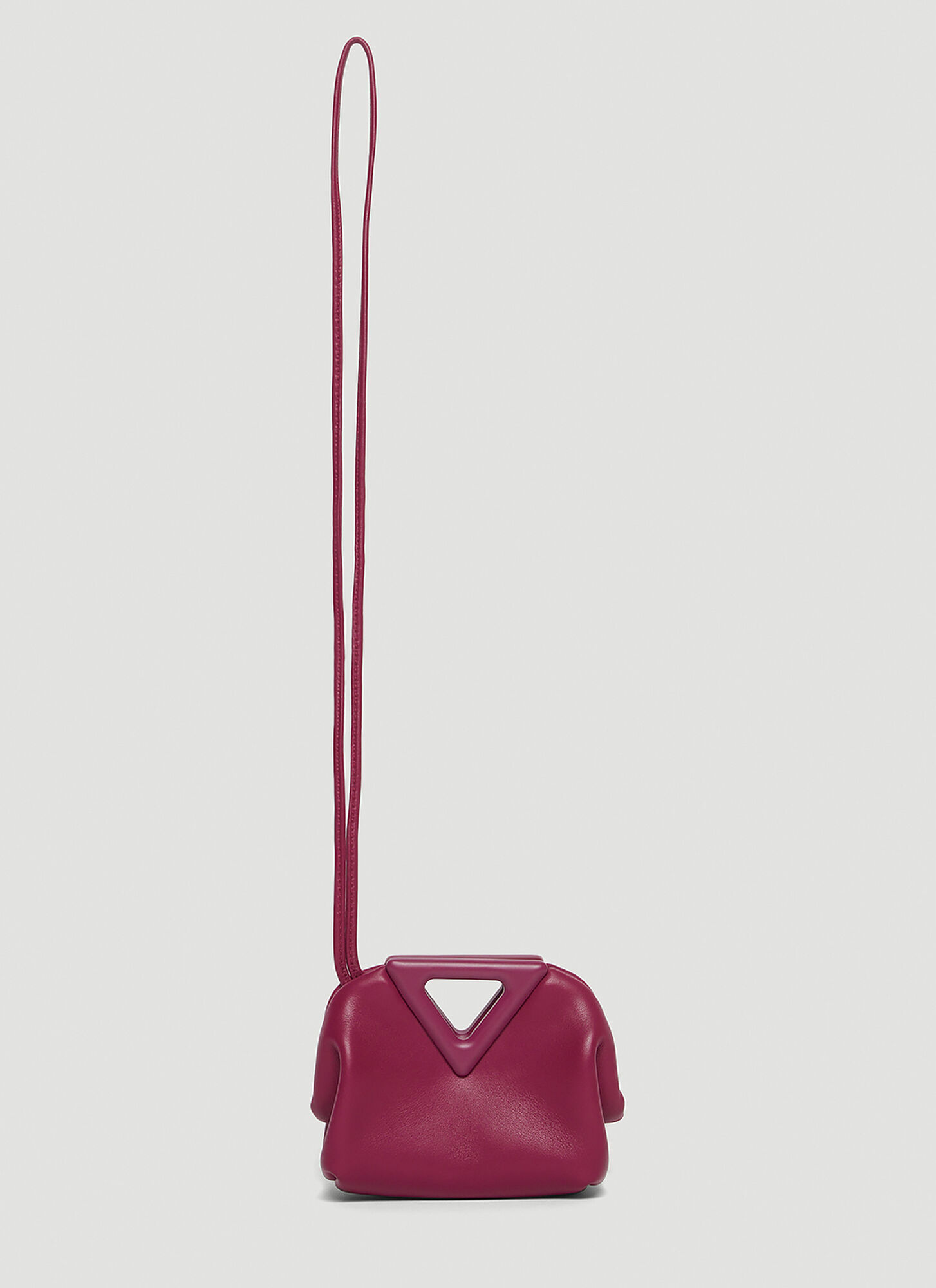 Bottega Veneta Point Coin Purse - Woman Shoulder Bags Burgundy One Size