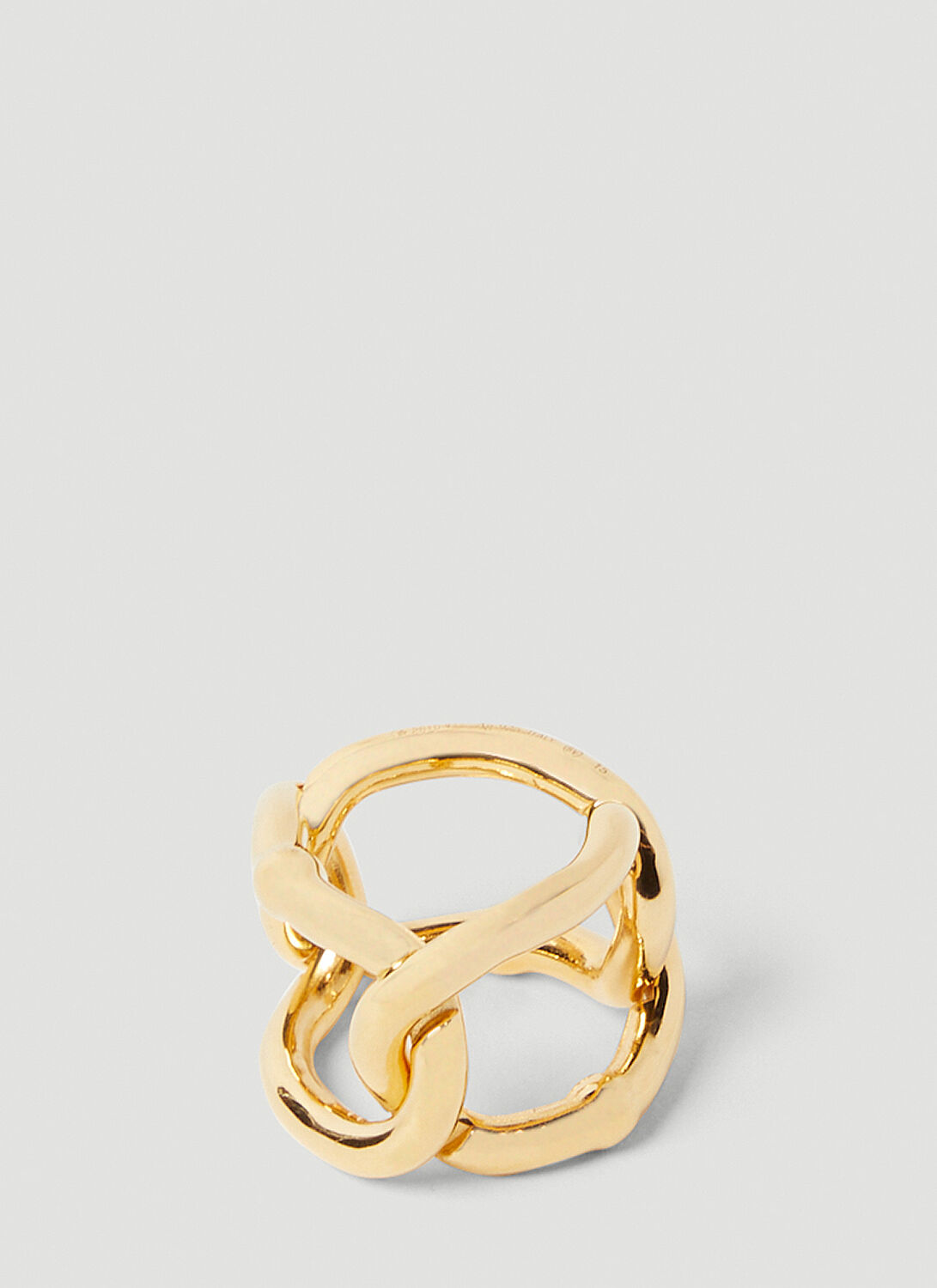 Bottega Veneta Chain Link Ring - Woman Jewellery Gold It - 15　ボッテガ ヴェネタ チェーン リンク リング - 女性 ジュエリー ゴールド It - 15 Bottega