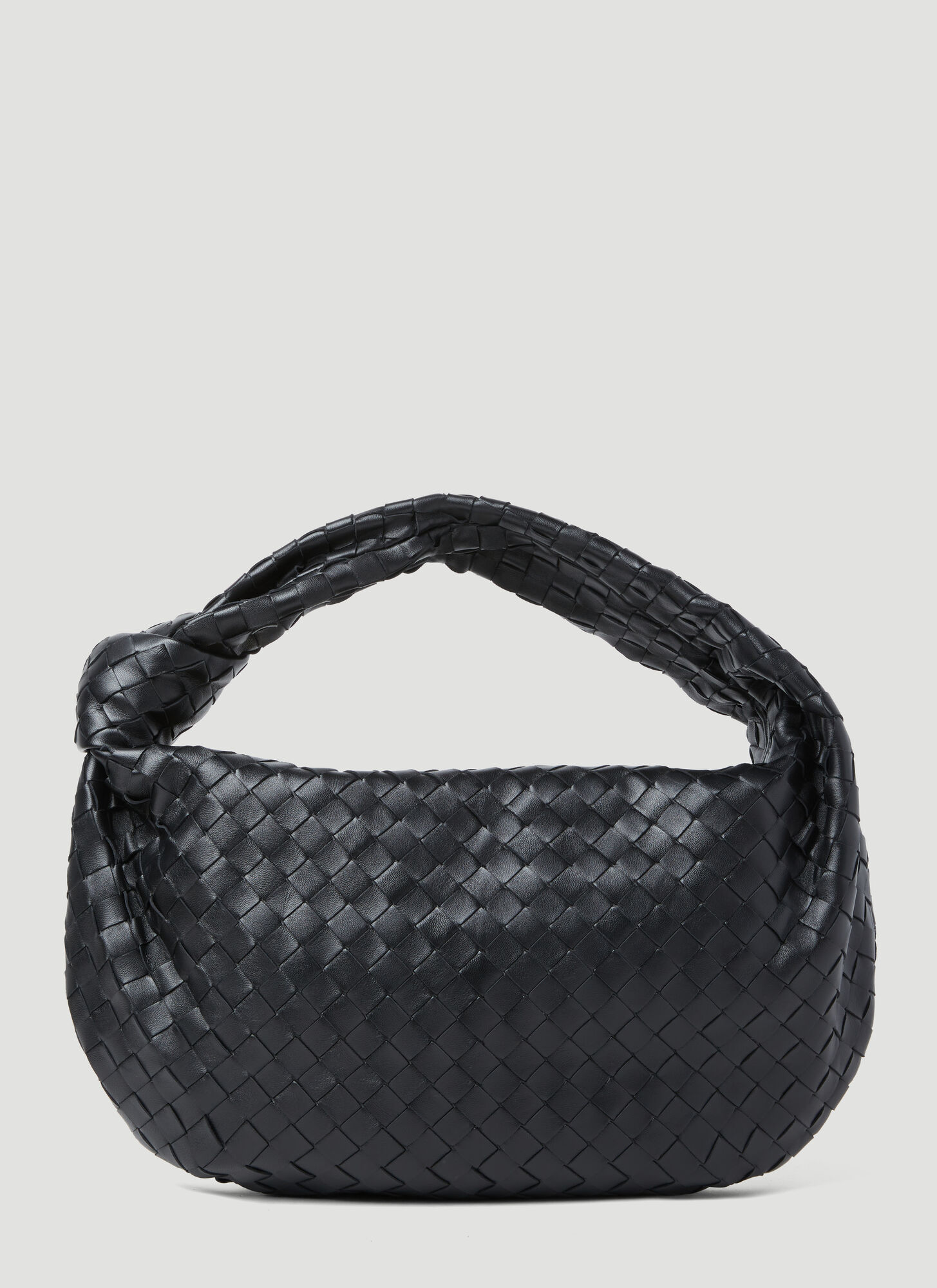 Shop Bottega Veneta Jodie Small Shoulder Bag In Black