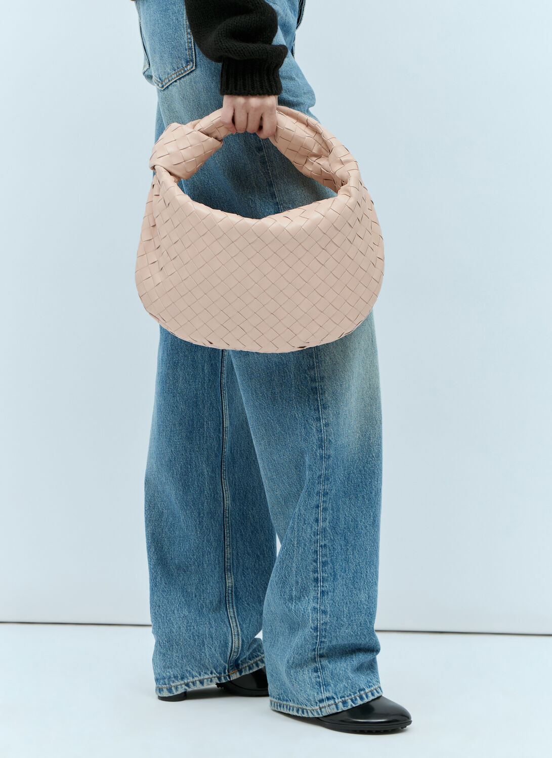 Shop Bottega Veneta Teen Jodie Handbag In Pink