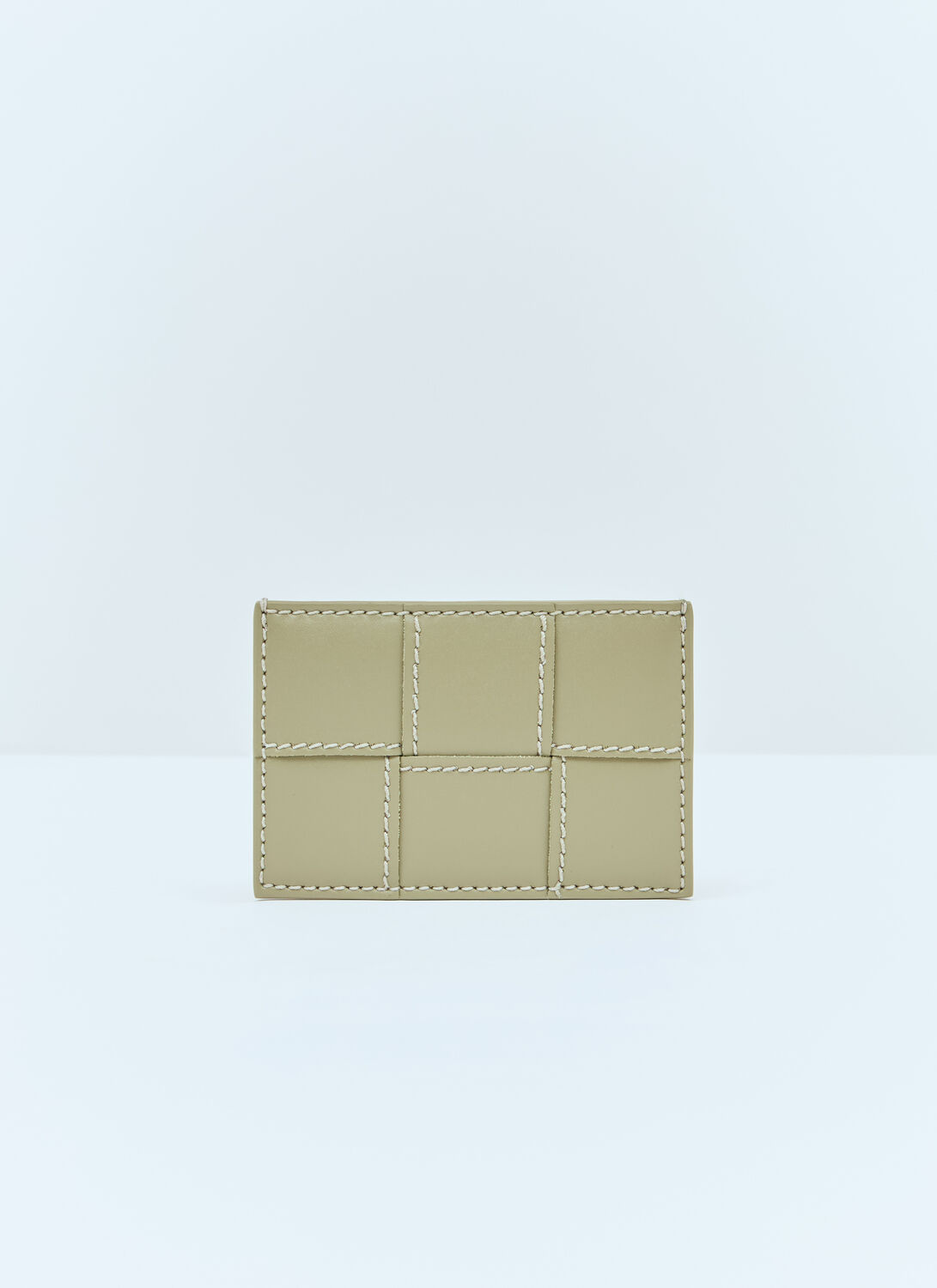 Bottega Veneta Women Cassette Card Holder In Grey