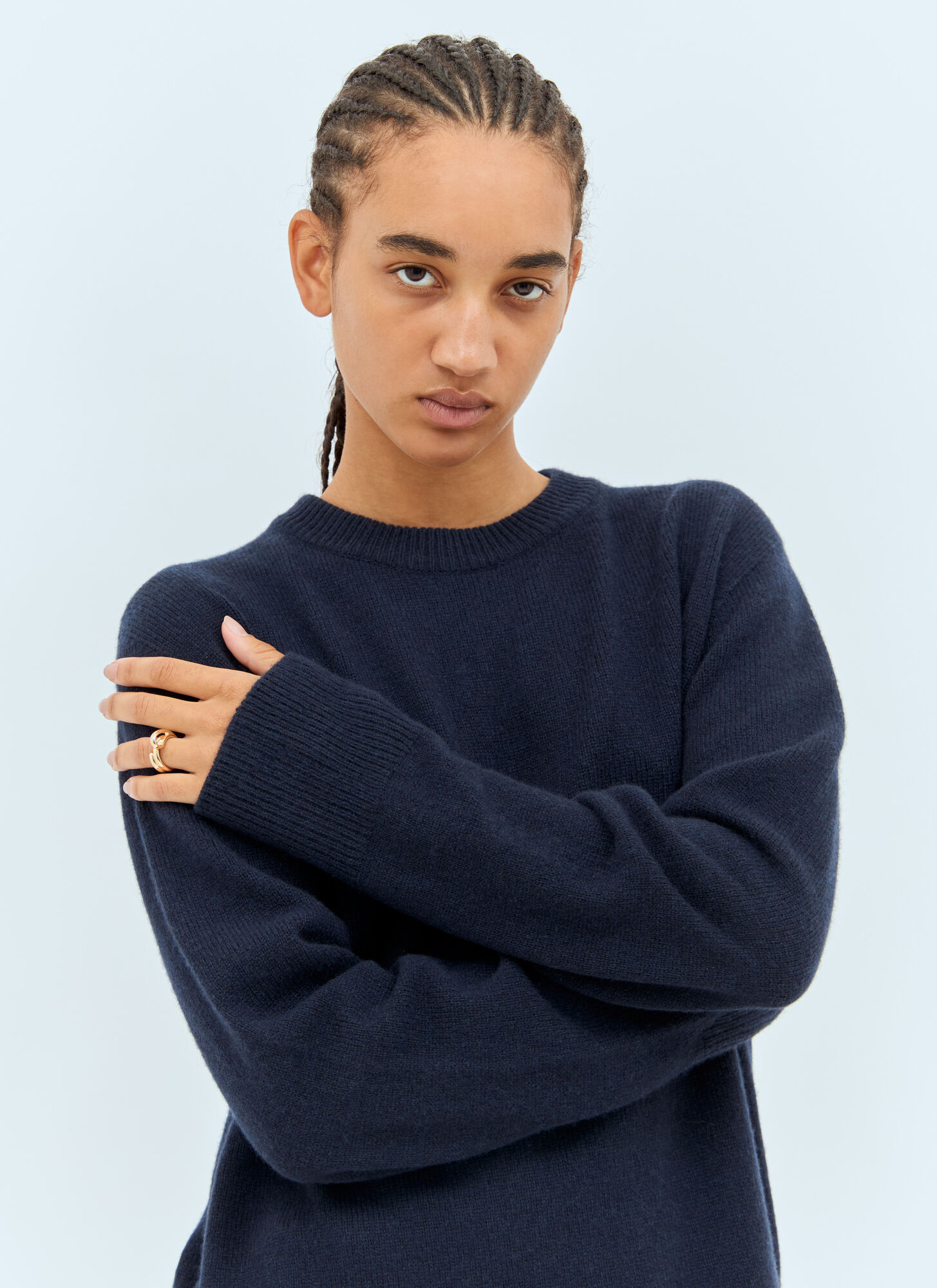 BOTTEGA VENETA Bottega Veneta Loop Ring - Woman Jewellery Gold It - 17　ボッテガ ヴェネタ ループ リング - 女性 ジュエリー ゴールド イット - 17