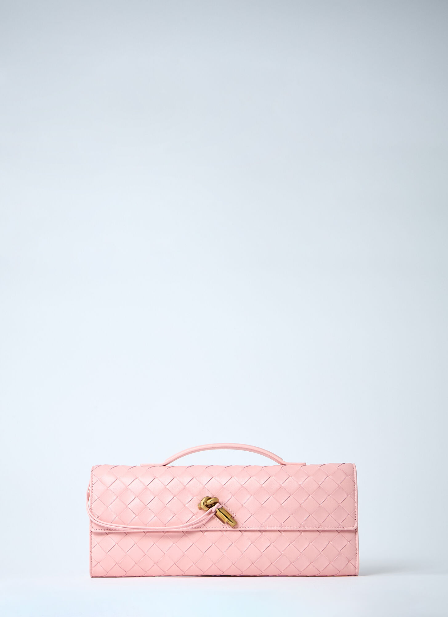 Bottega Veneta Long Andiamo Intrecciato Leather Clutch