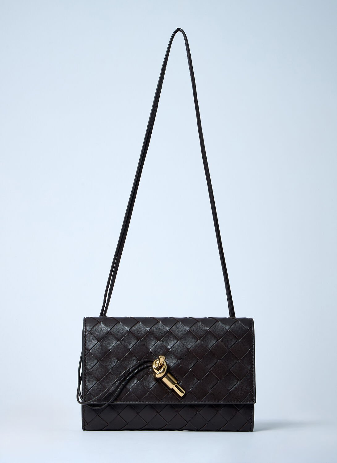 Bottega Veneta Adiamo Pouch Shoulder Bag - Woman Shoulder Bags Brown One Size