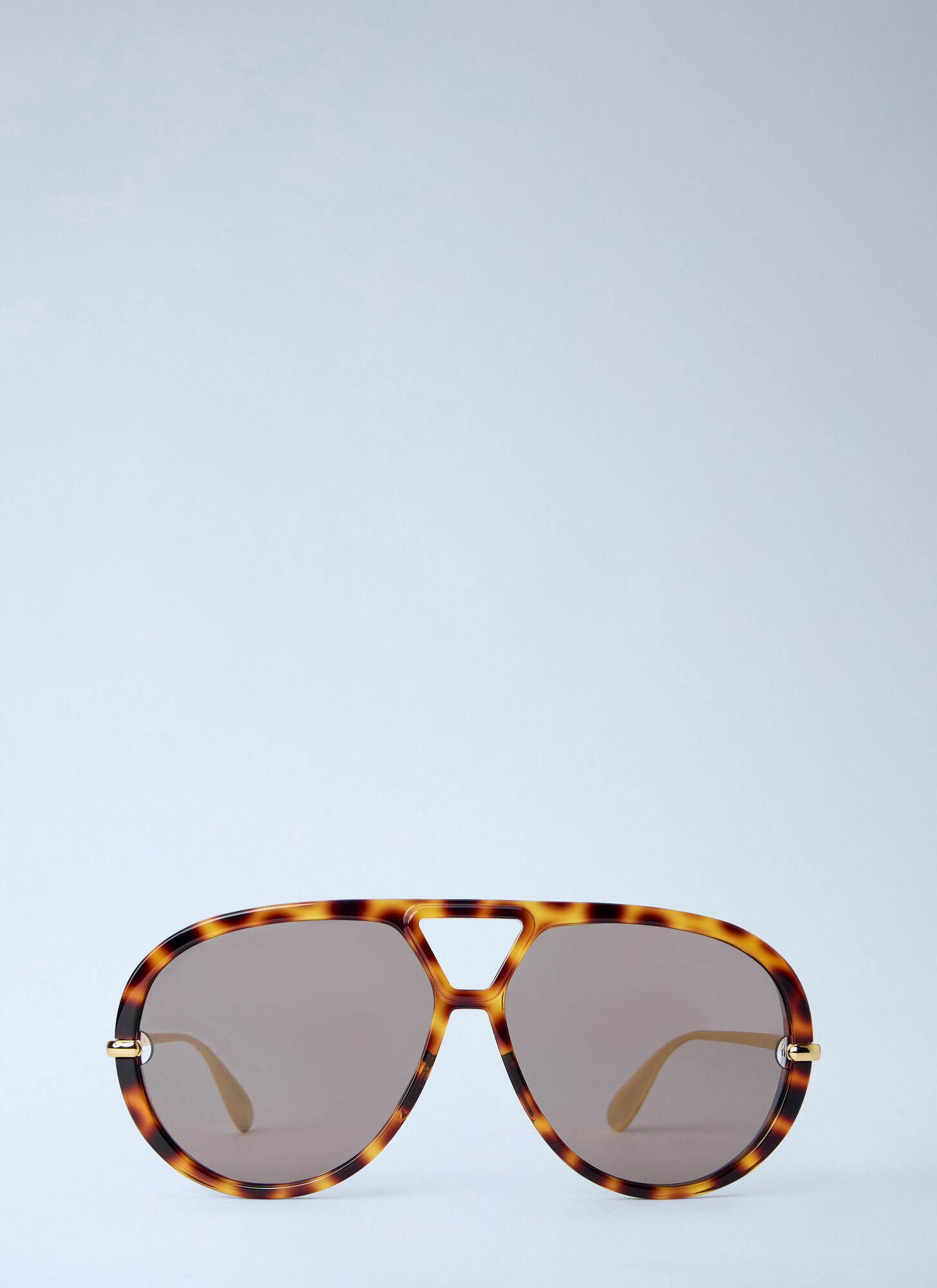 Bottega Veneta Aviator Sunglasses - Woman Sunglasses Brown One Size　ボッテガ ヴェネタ アビエーター サングラス - 女性用サングラス ブラウン フリーサイズ Bottega