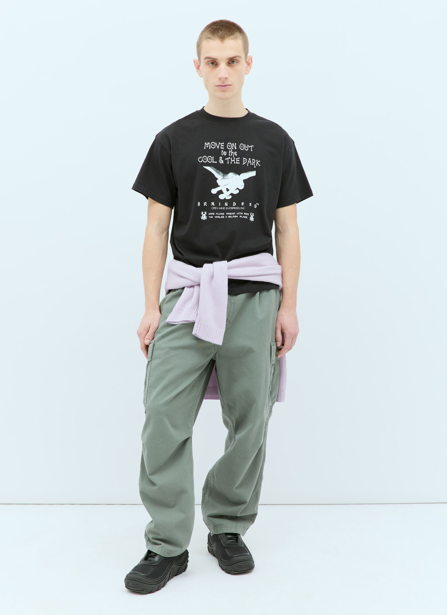  Brain Dead Brain Dead Open Mind T-shirt - Mann T-shirts Black M 