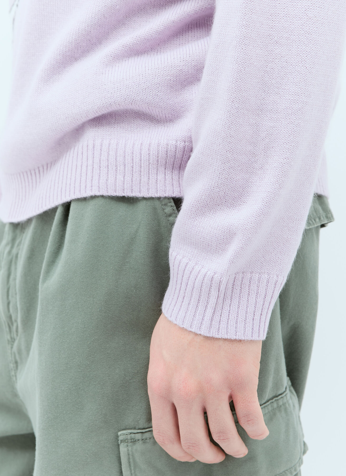  Brain Dead Brain Dead Hammer Sweater - Mann Strick Lilac L 