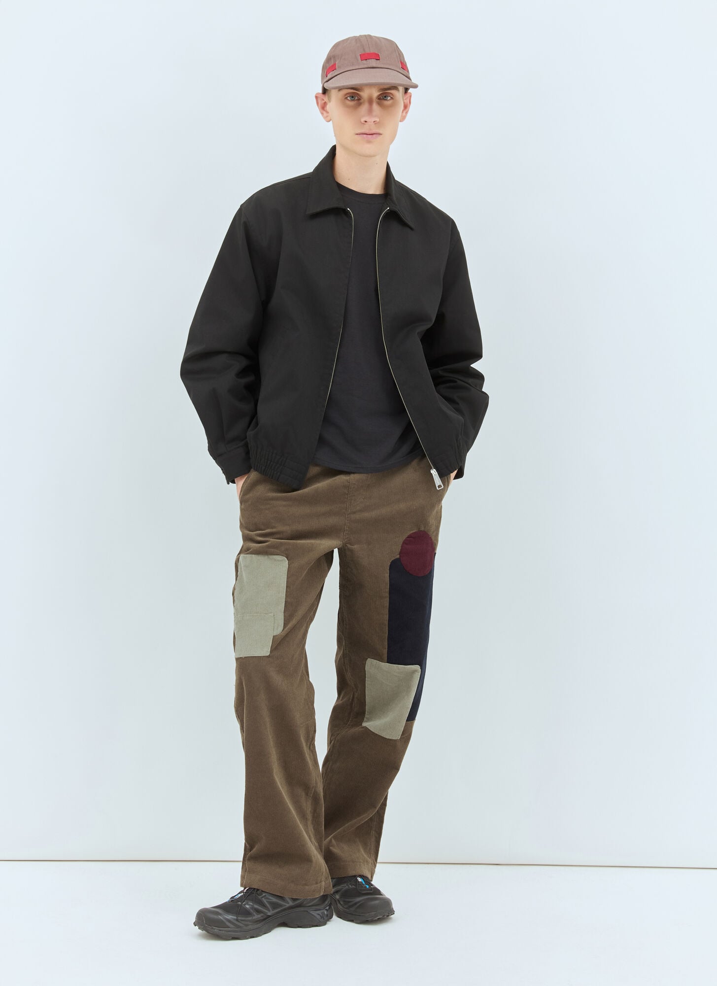  Brain Dead Brain Dead Cord Climber Patchwork Pants - Mann Hosen Green 28 