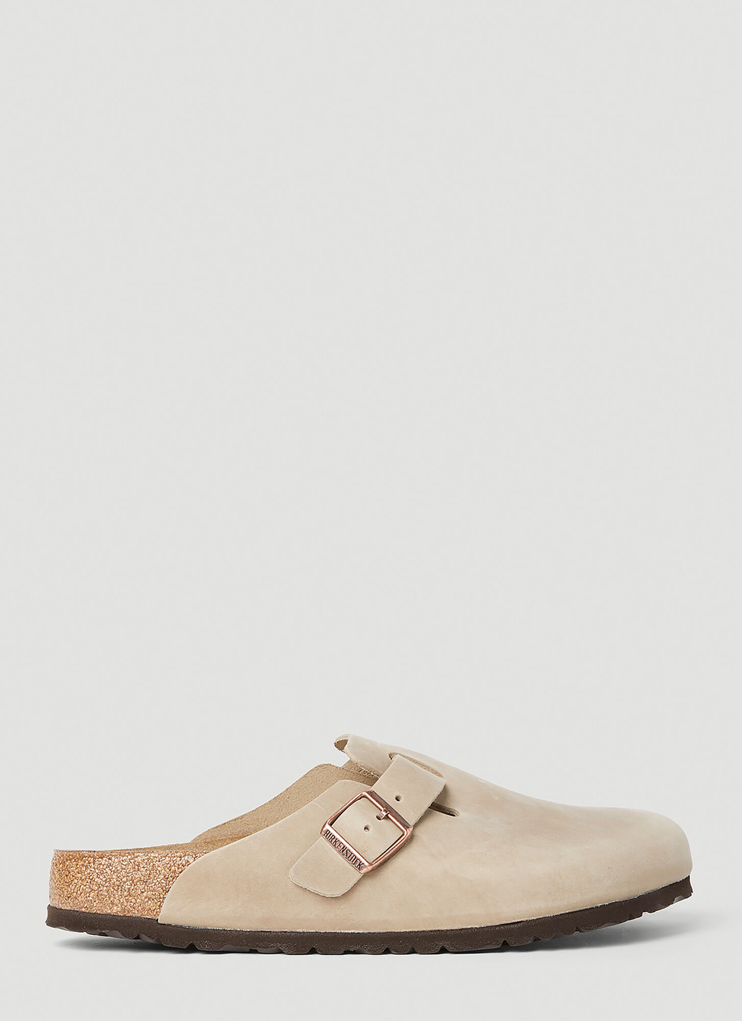 Birkenstock Unisex Beige Boston Mules - Mules Eu - 44