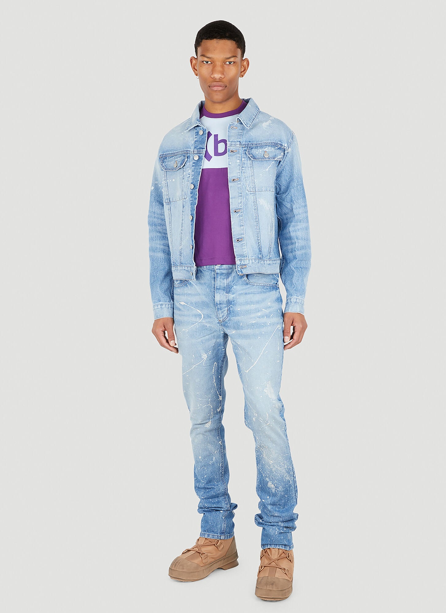  Bstroy Bstroy (b). T-shirt -  T-shirts Purple L 
