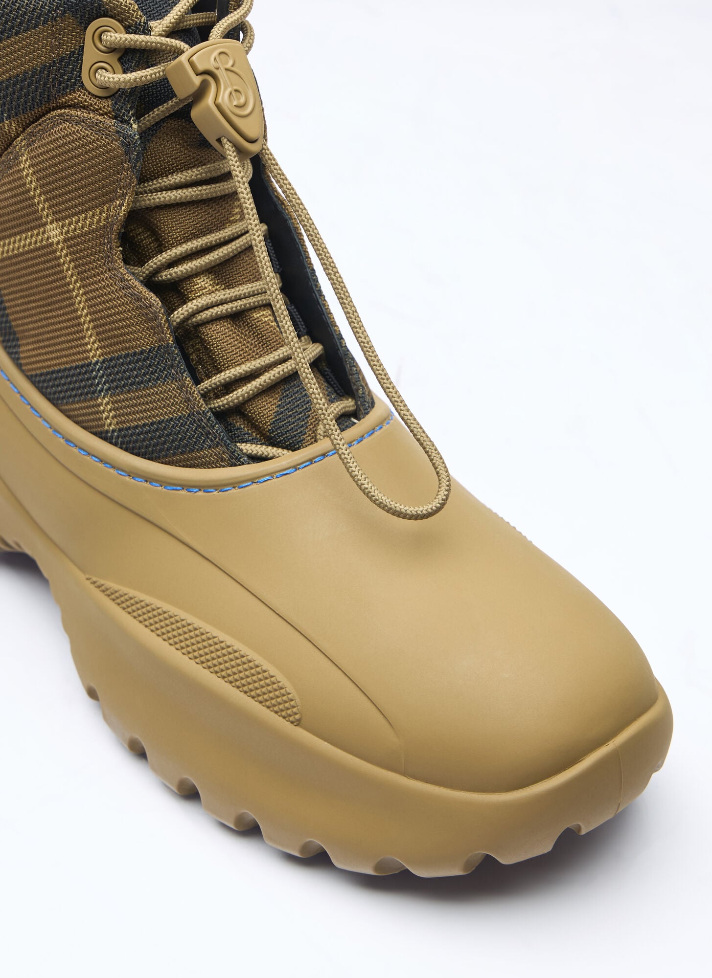  Burberry Burberry Check Scoot Trek Boots - Mann Stiefel Green Eu - 41 
