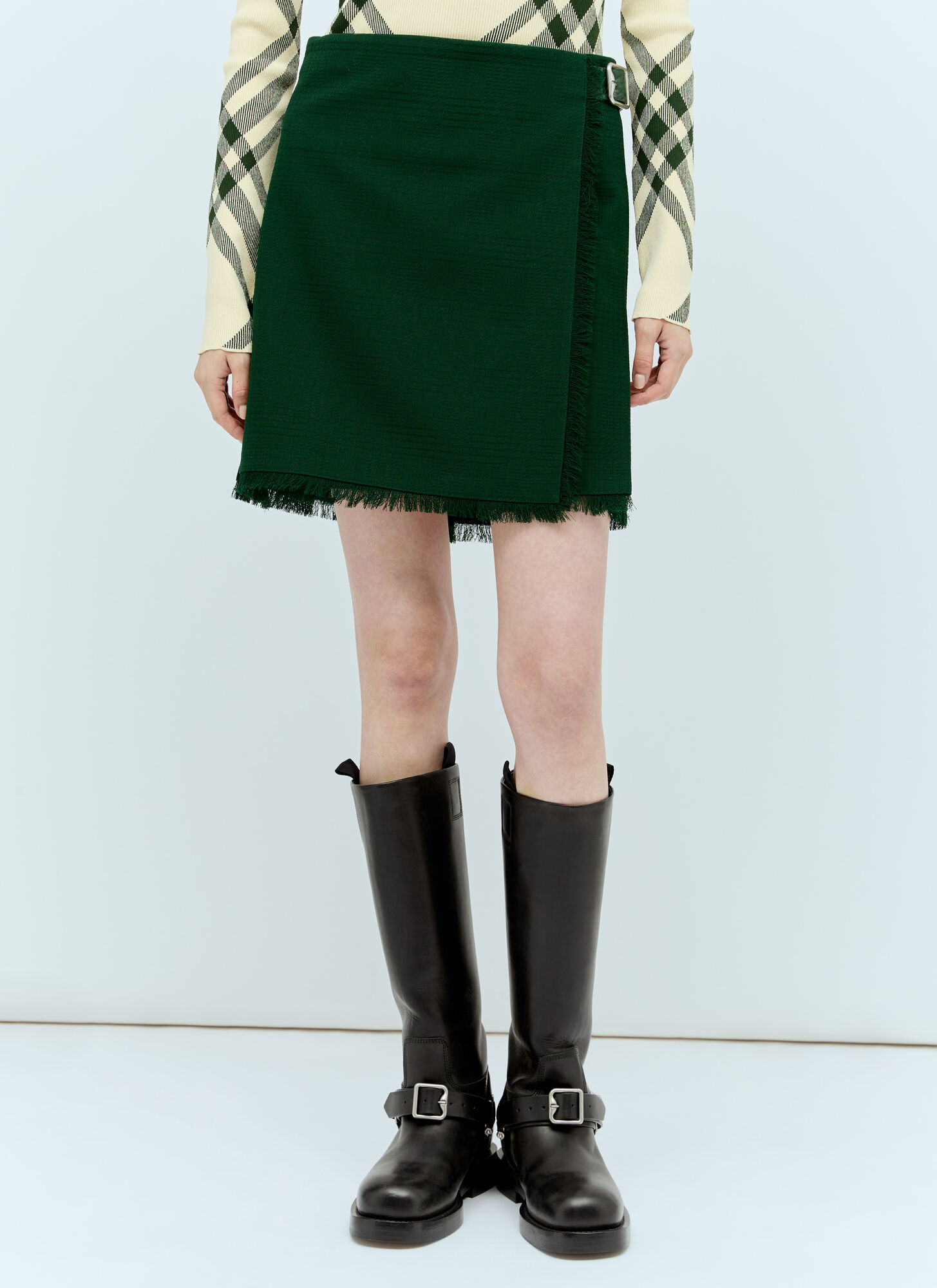 Burberry Donna Verde - Wool Kilt, Size: Uk - 04 - Immagine 1