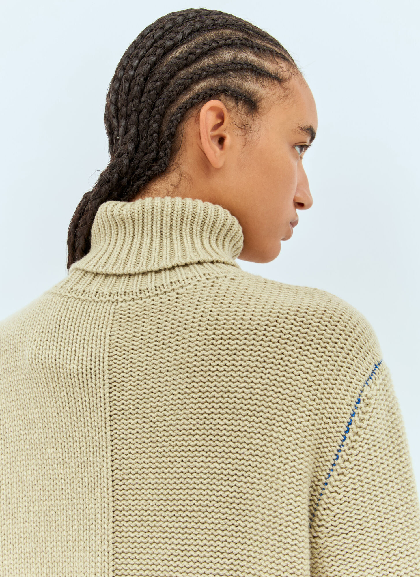  Burberry Burberry Cashmere Sweater - Frau Strick Beige M 