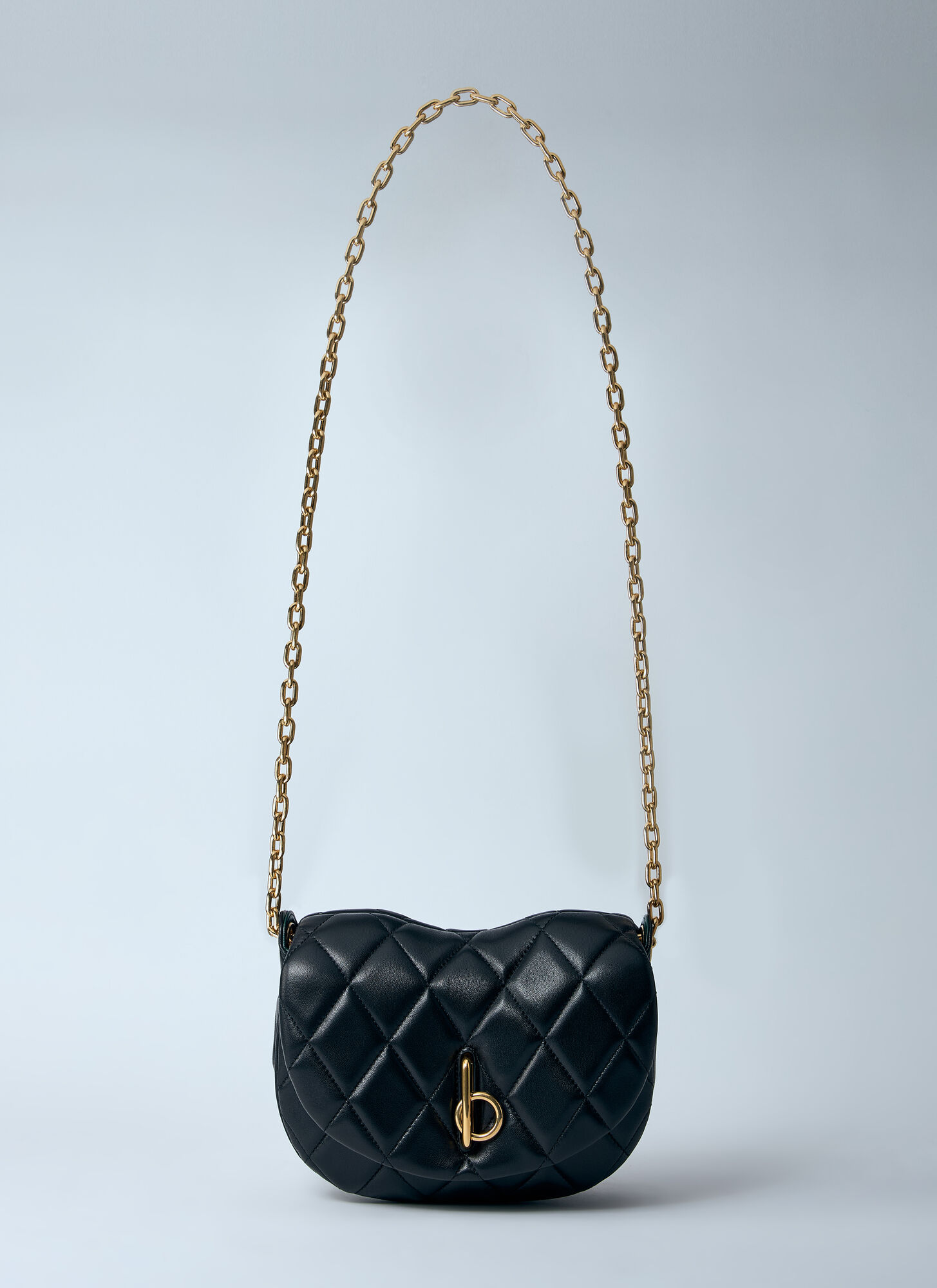 Burberry Rocking Horse Shoulder Bag - Woman Shoulder Bags Black One Size