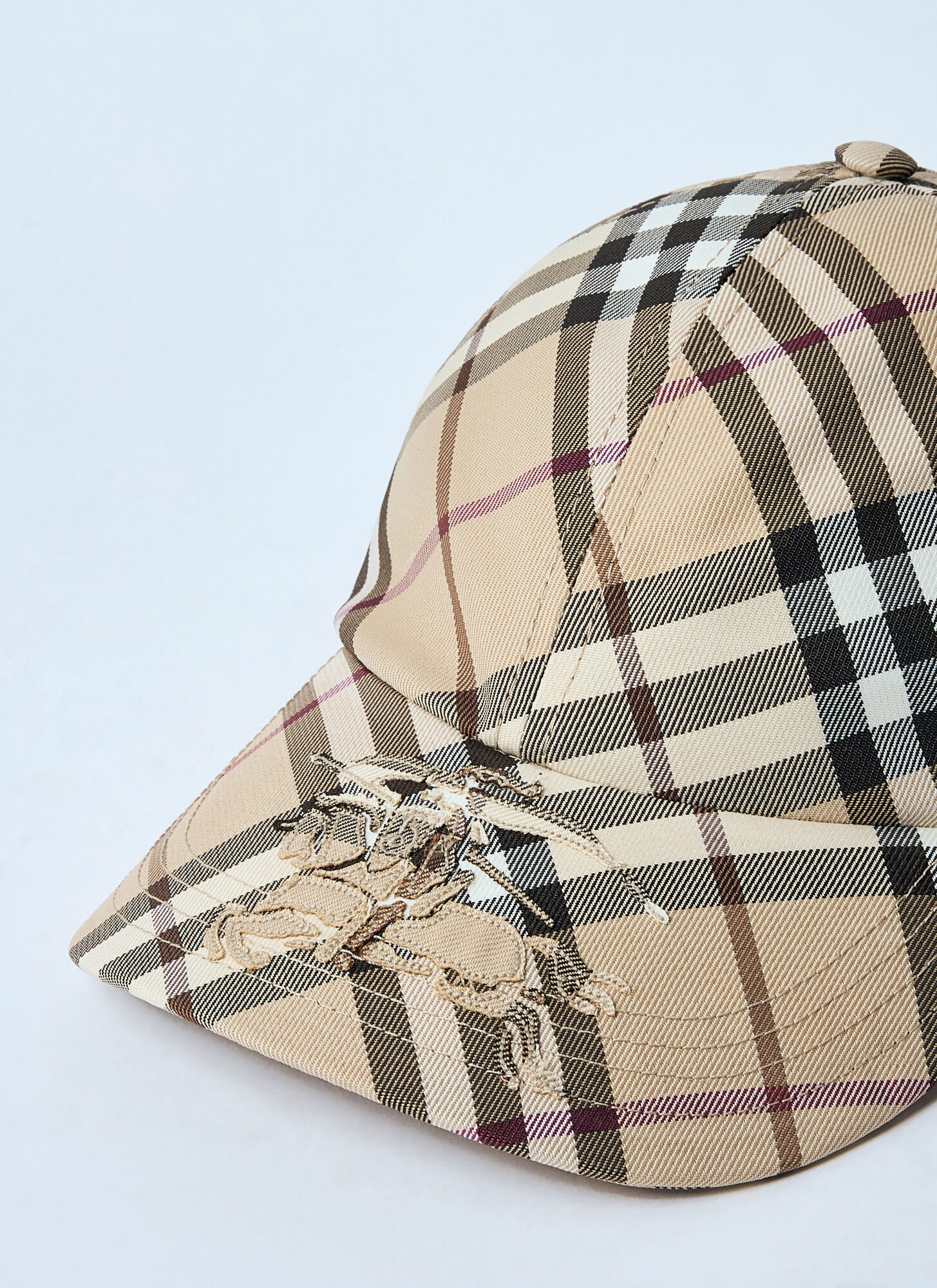  Burberry Burberry Check Baseball Cap - Frau Hats Beige S 