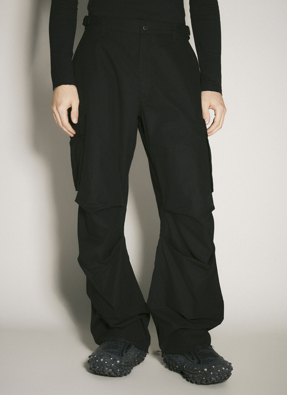 032c Overtime Cargo Pants In Black