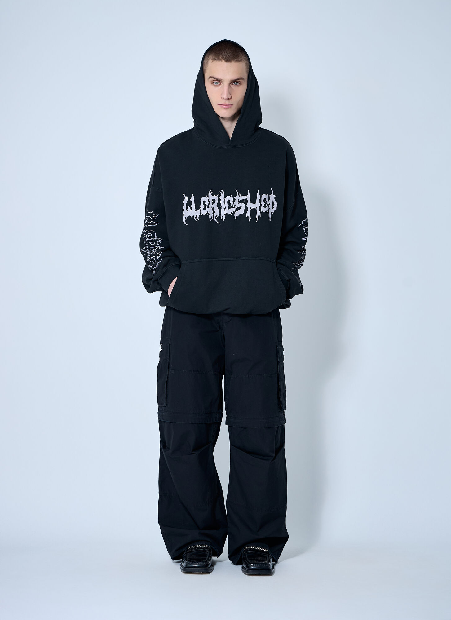  032c 032c Faithless Hooded Sweatshirt - Mann Sweatshirts Black Xl 