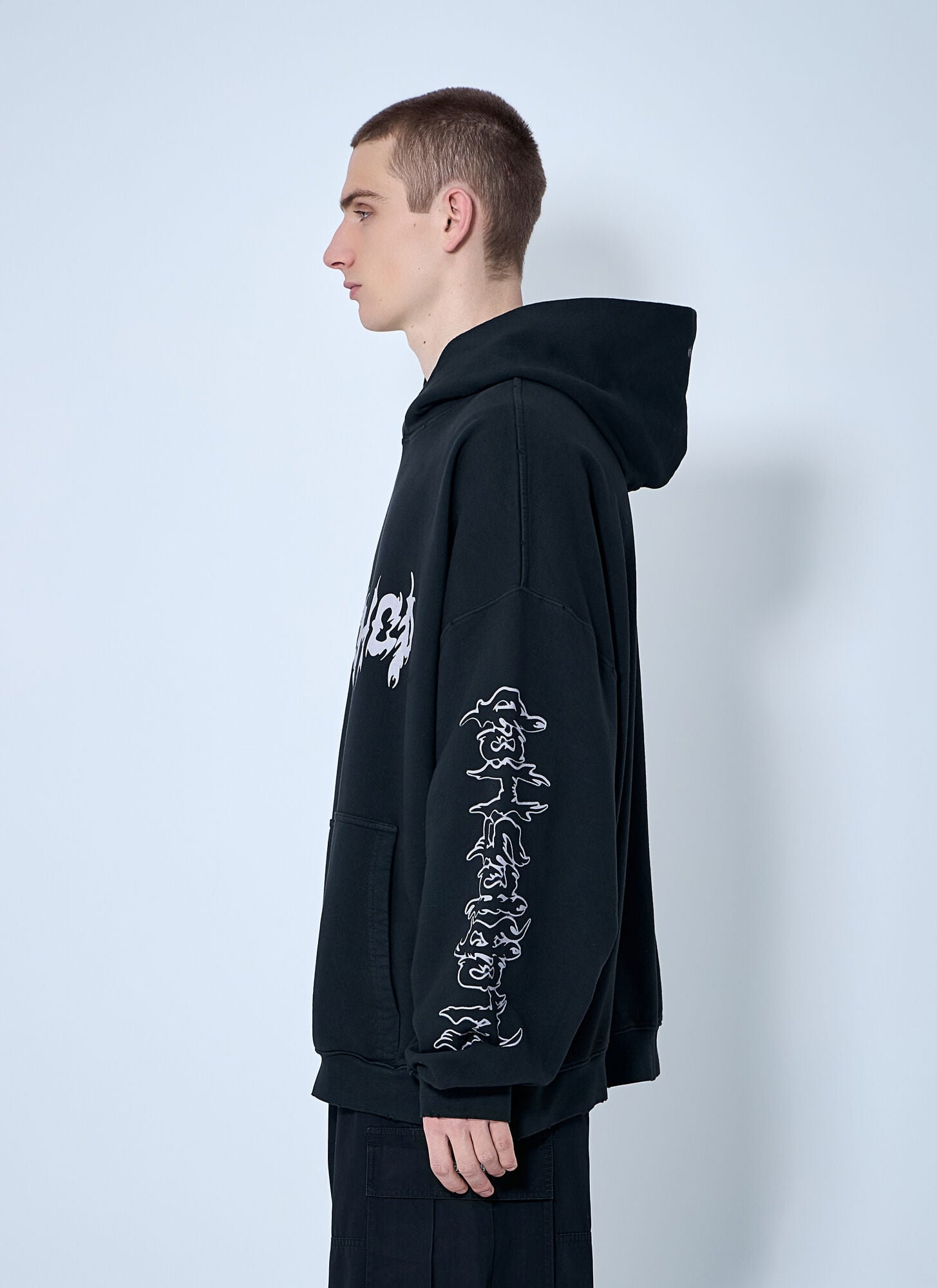  032c 032c Faithless Hooded Sweatshirt - Mann Sweatshirts Black Xl 