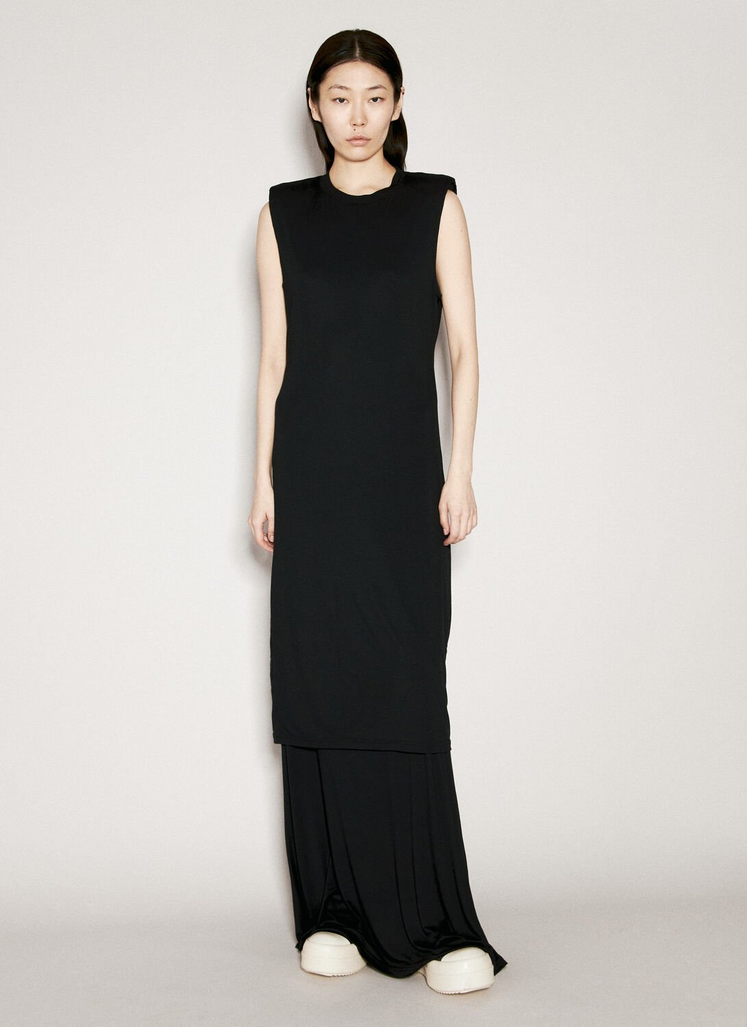 Shop 032c Daydream Layered Gown In Black