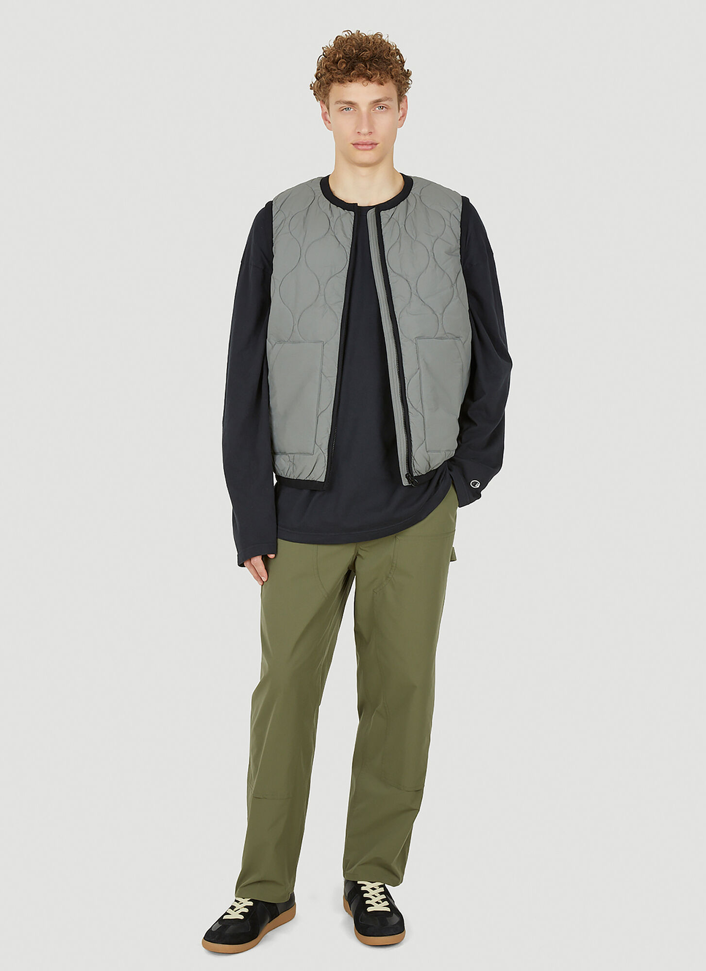  Champion Champion Premium Plus Sleeveless Jacket - Mann Jacken Grey M 