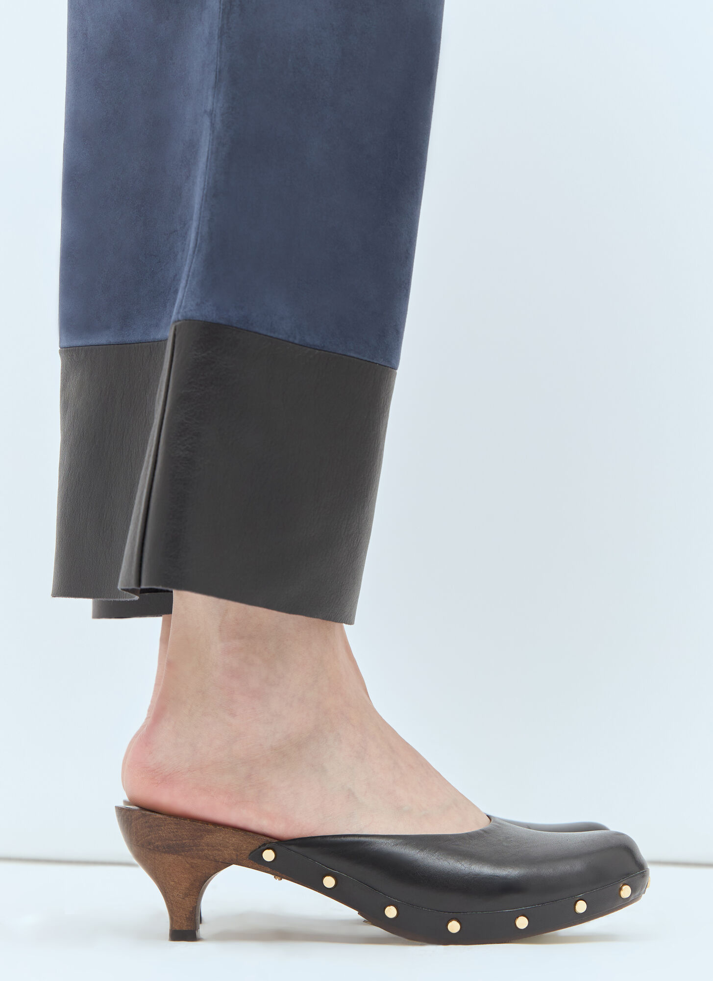 Shop Chloé Judith Clogs In Black