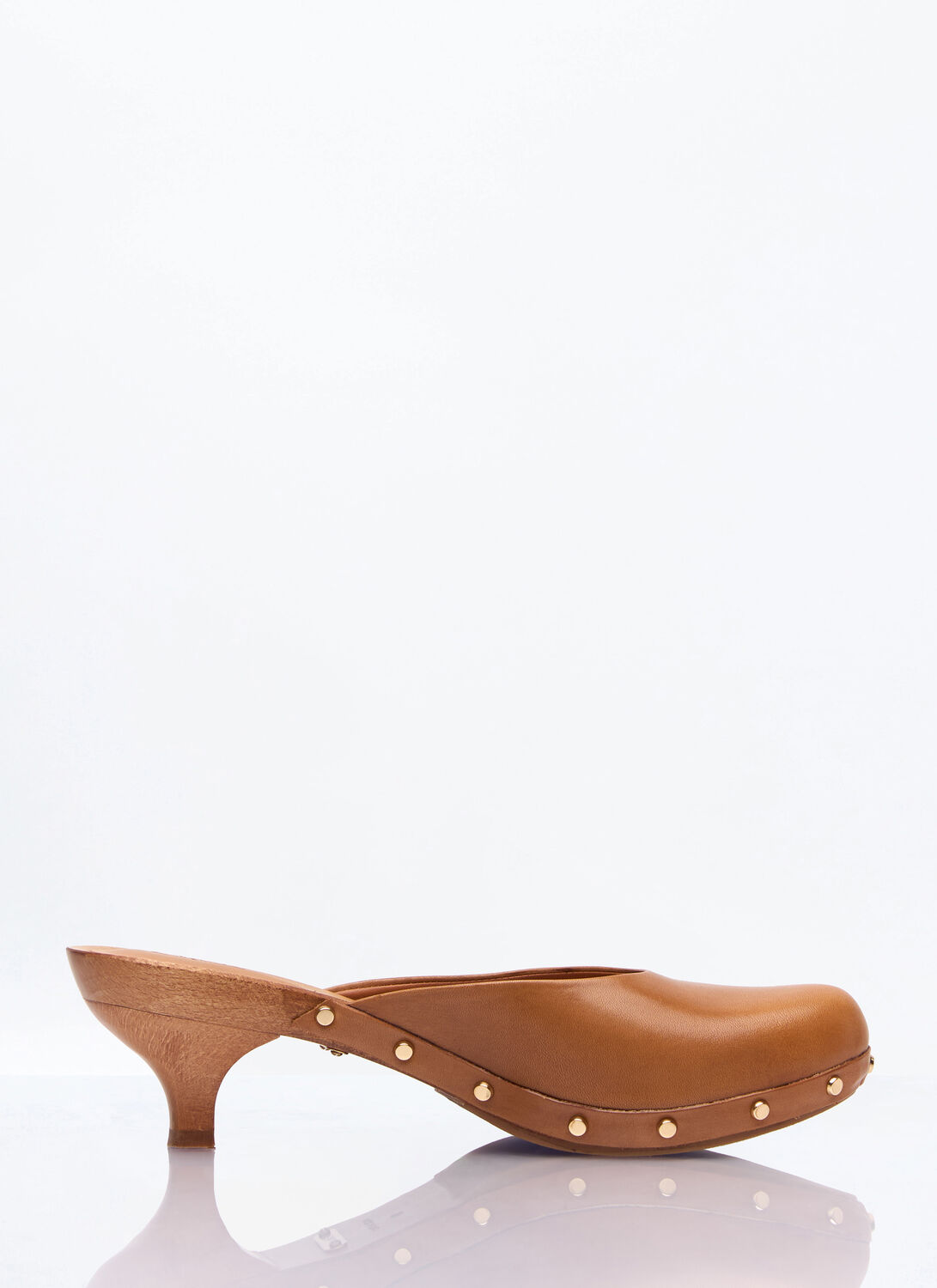 Chloé Judith 40mm Clogs In Camel