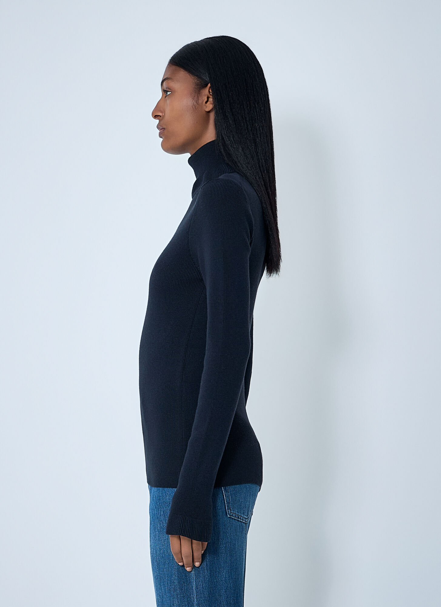 Chloé Chloé Wool-blend Sweater - Frau Tops Navy Xs 
