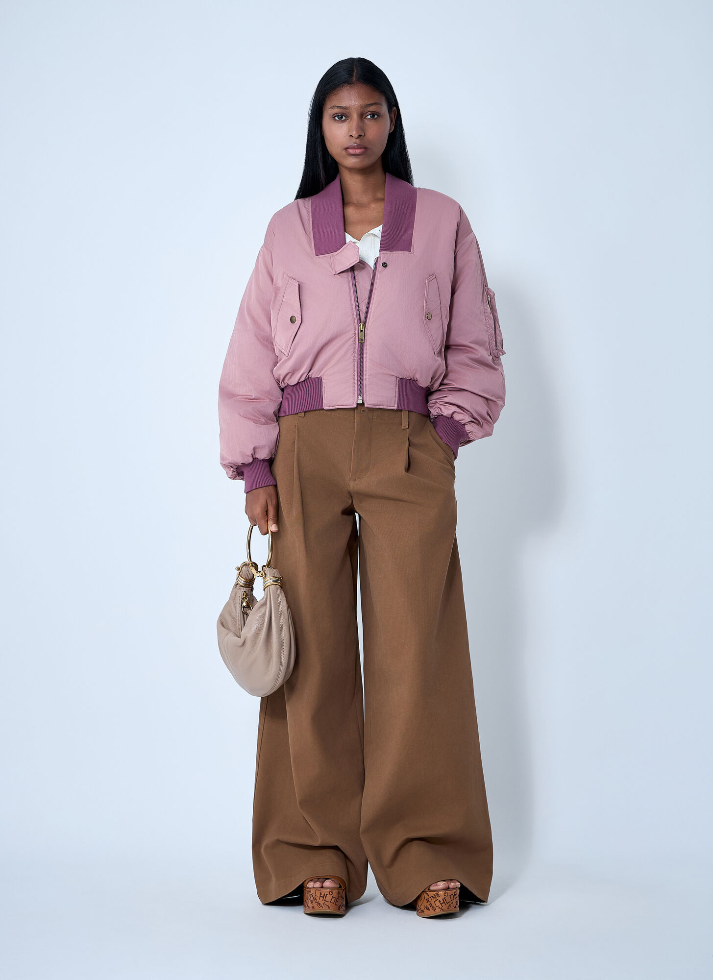  Chloé Chloé Bomber Jacket - Frau Jacken Brown Fr - 38 