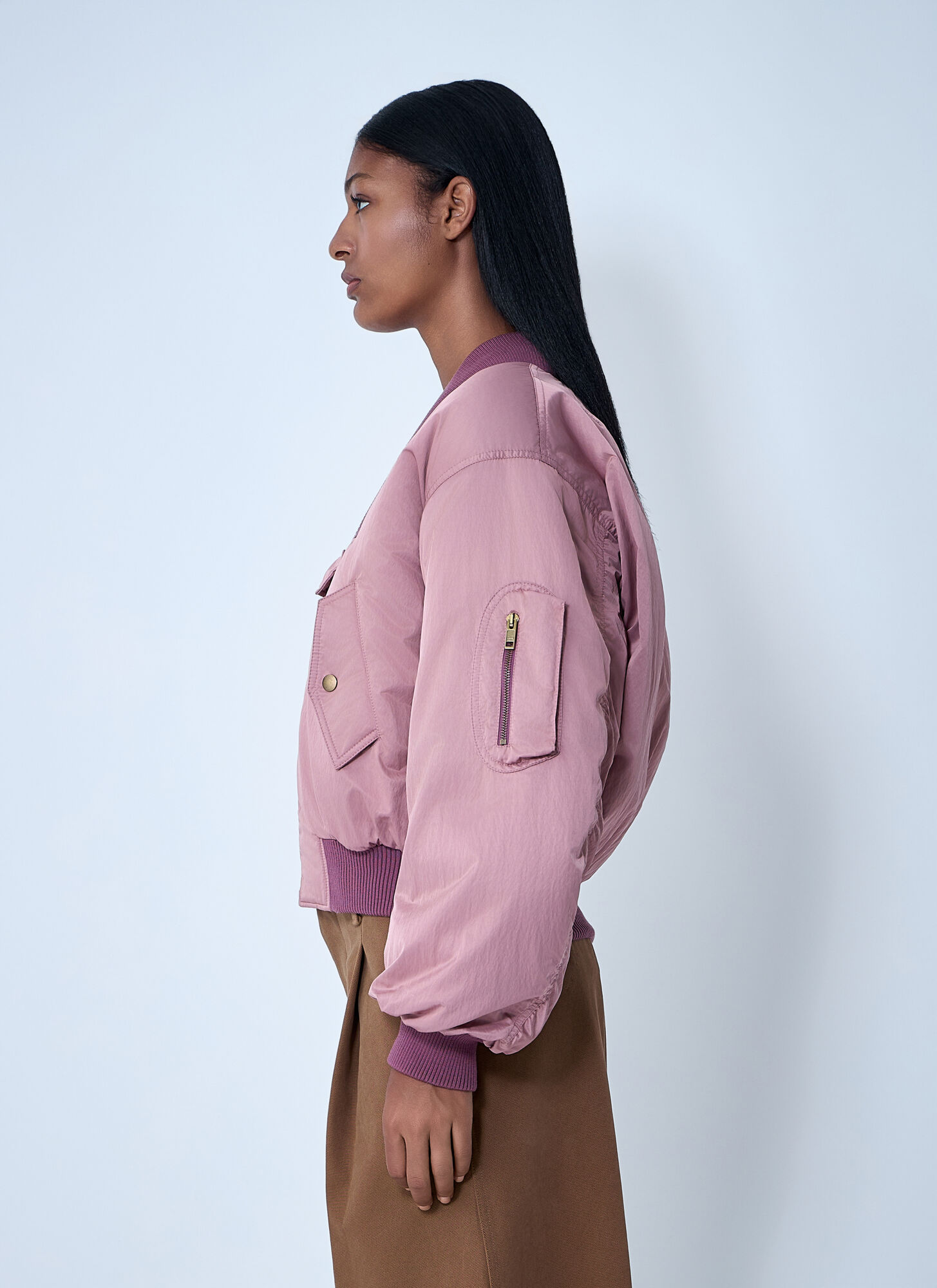  Chloé Chloé Bomber Jacket - Frau Jacken Brown Fr - 38 