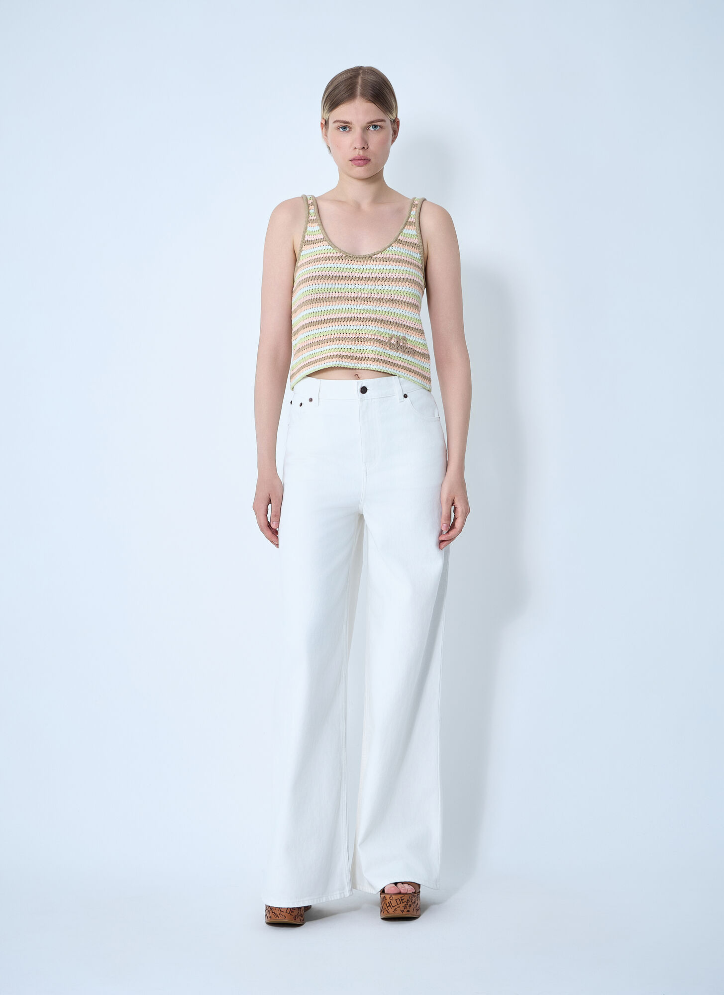  Chloé Chloé Five-pocket Jeans - Frau Jeans White 29 