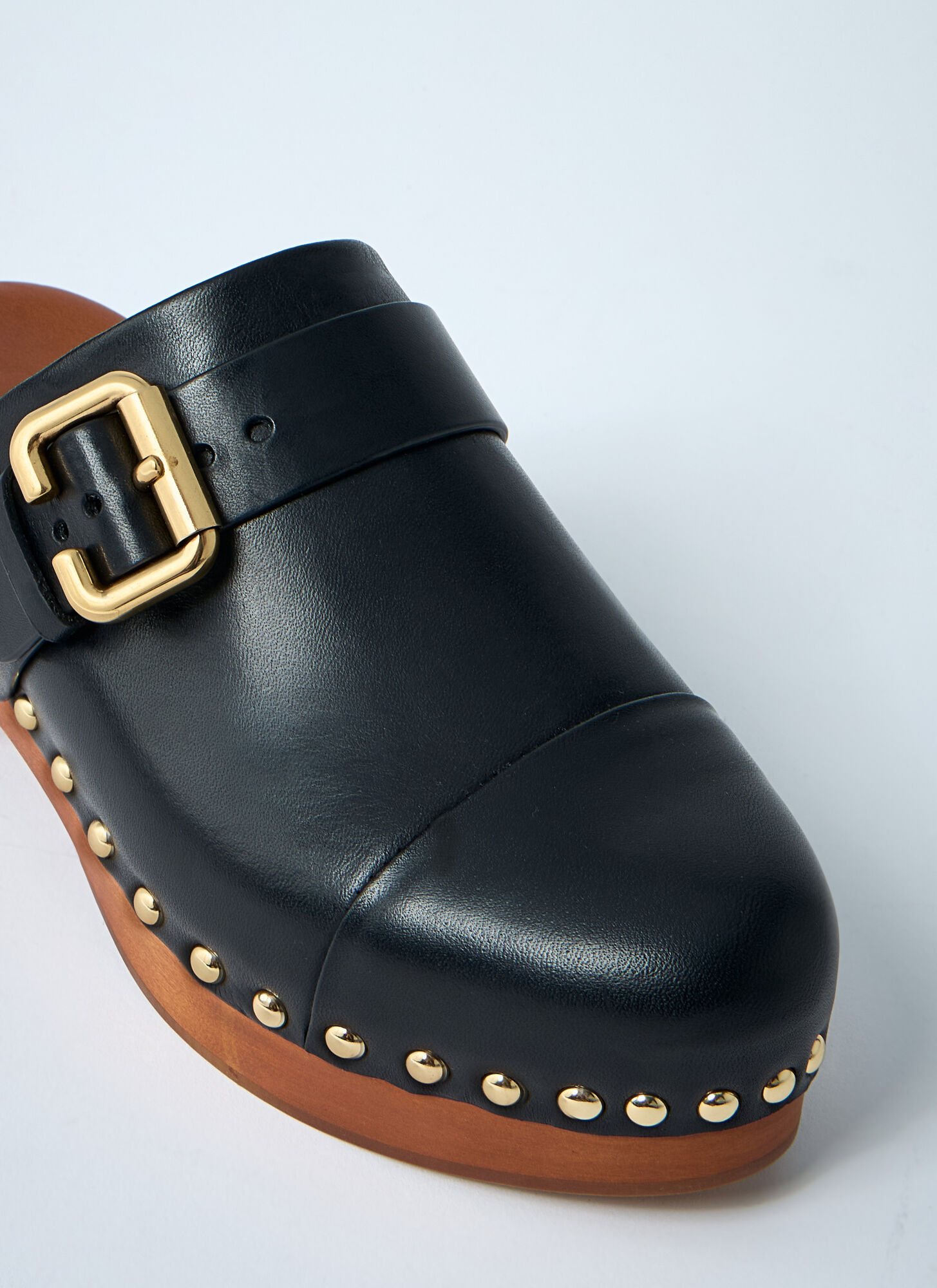  Chloé Chloé Jeanette Wedge Clog - Frau Slip Ons Black Eu - 36 