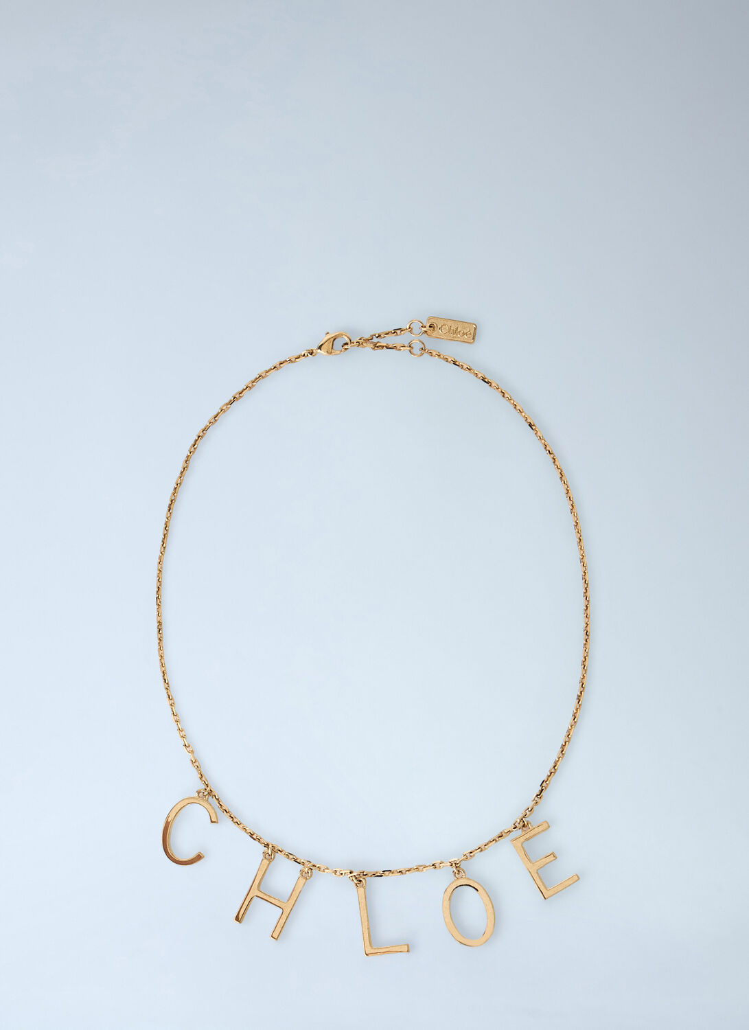 Chloé Logo Motif Necklace - Woman Jewellery Gold One Size