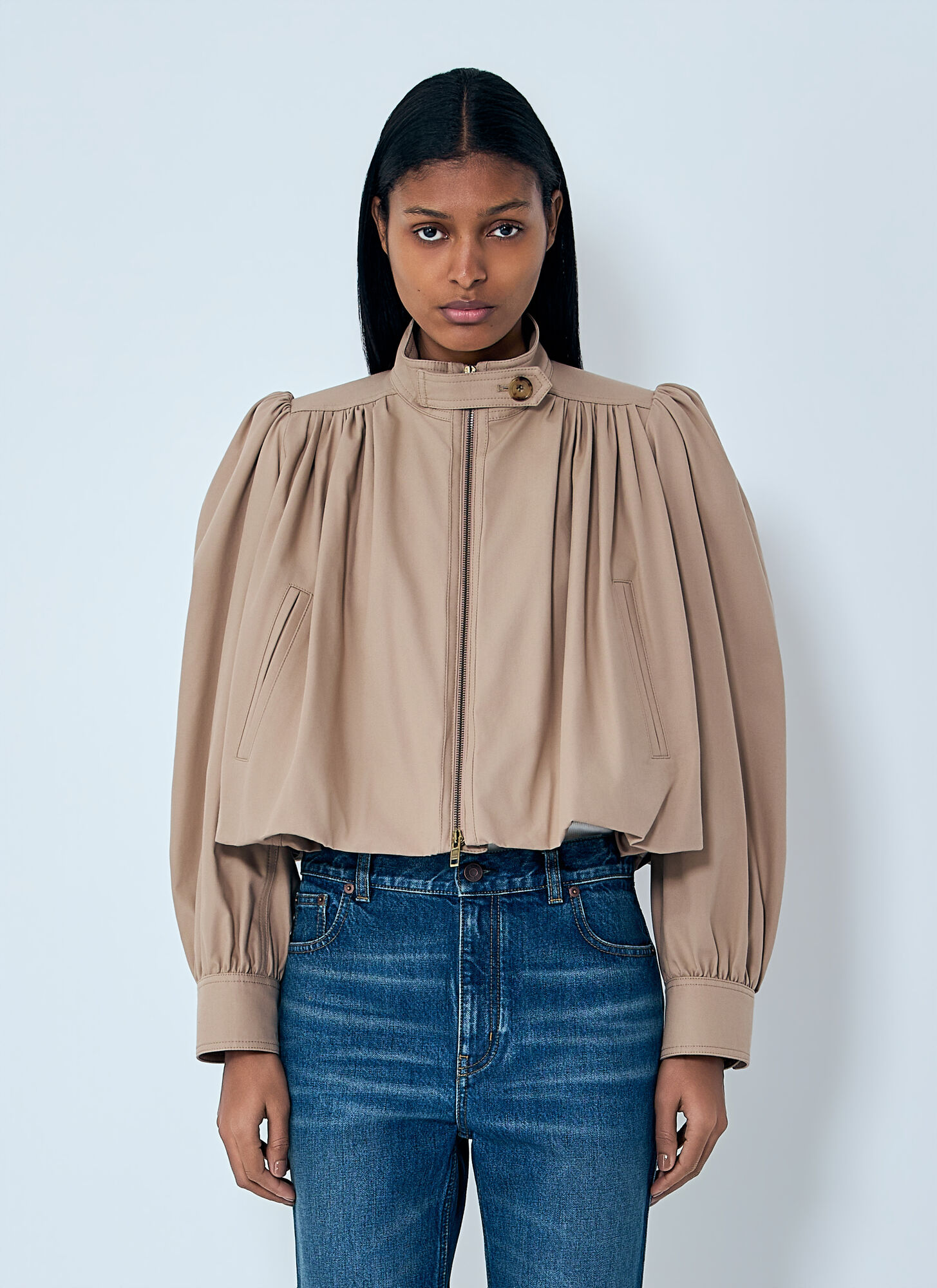 Chloé Women's Beige Cotton Jacket - Woman Jackets Fr - 38