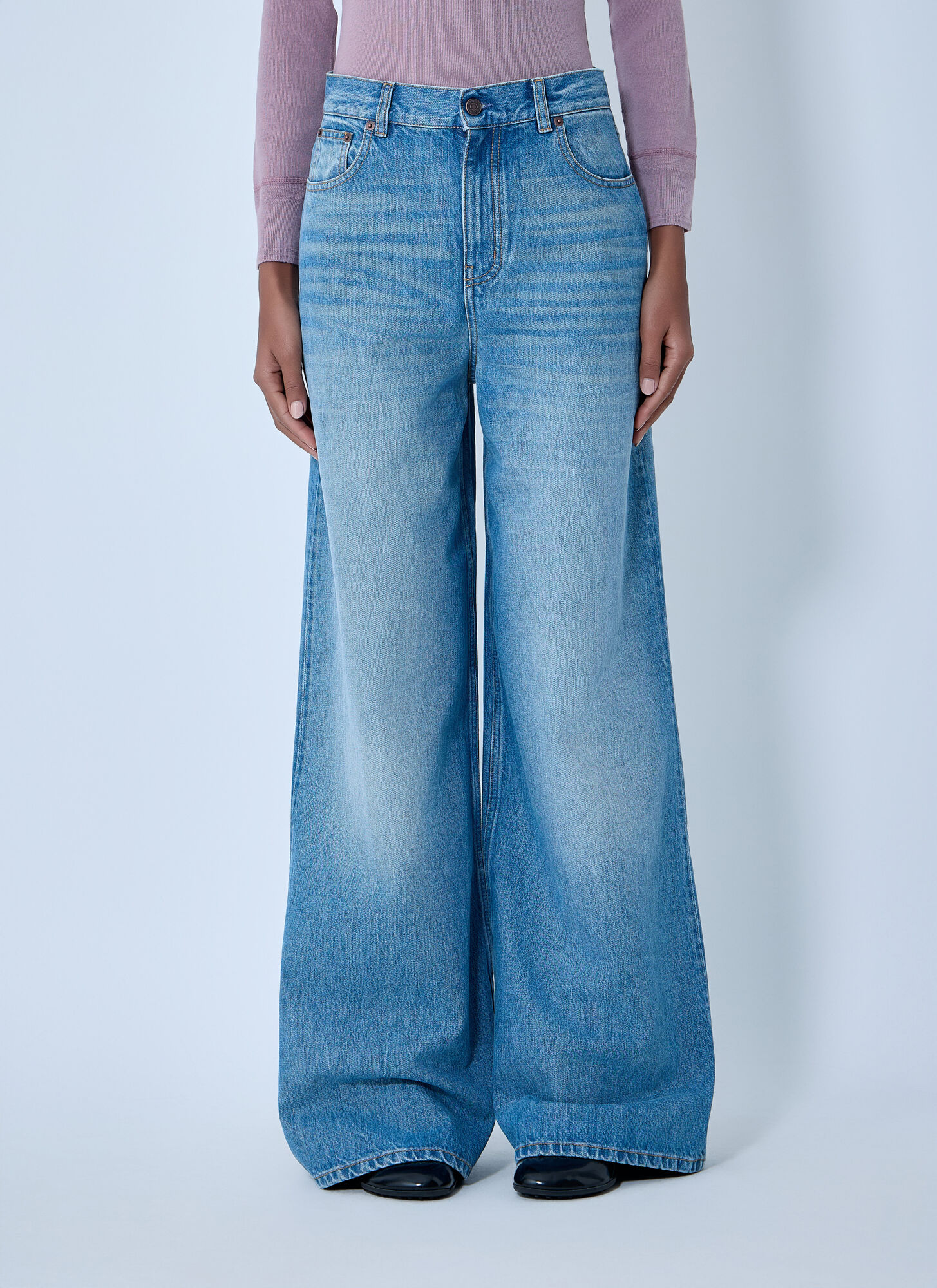 Chloé Women's Blue High-Rise Denim Jeans - Woman Jeans 28