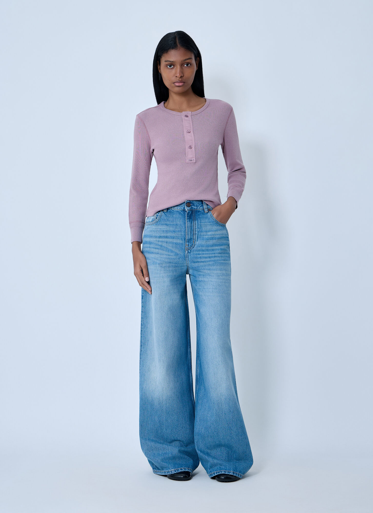  Chloé Chloé High-rise Denim Jeans - Frau Jeans Blue 29 