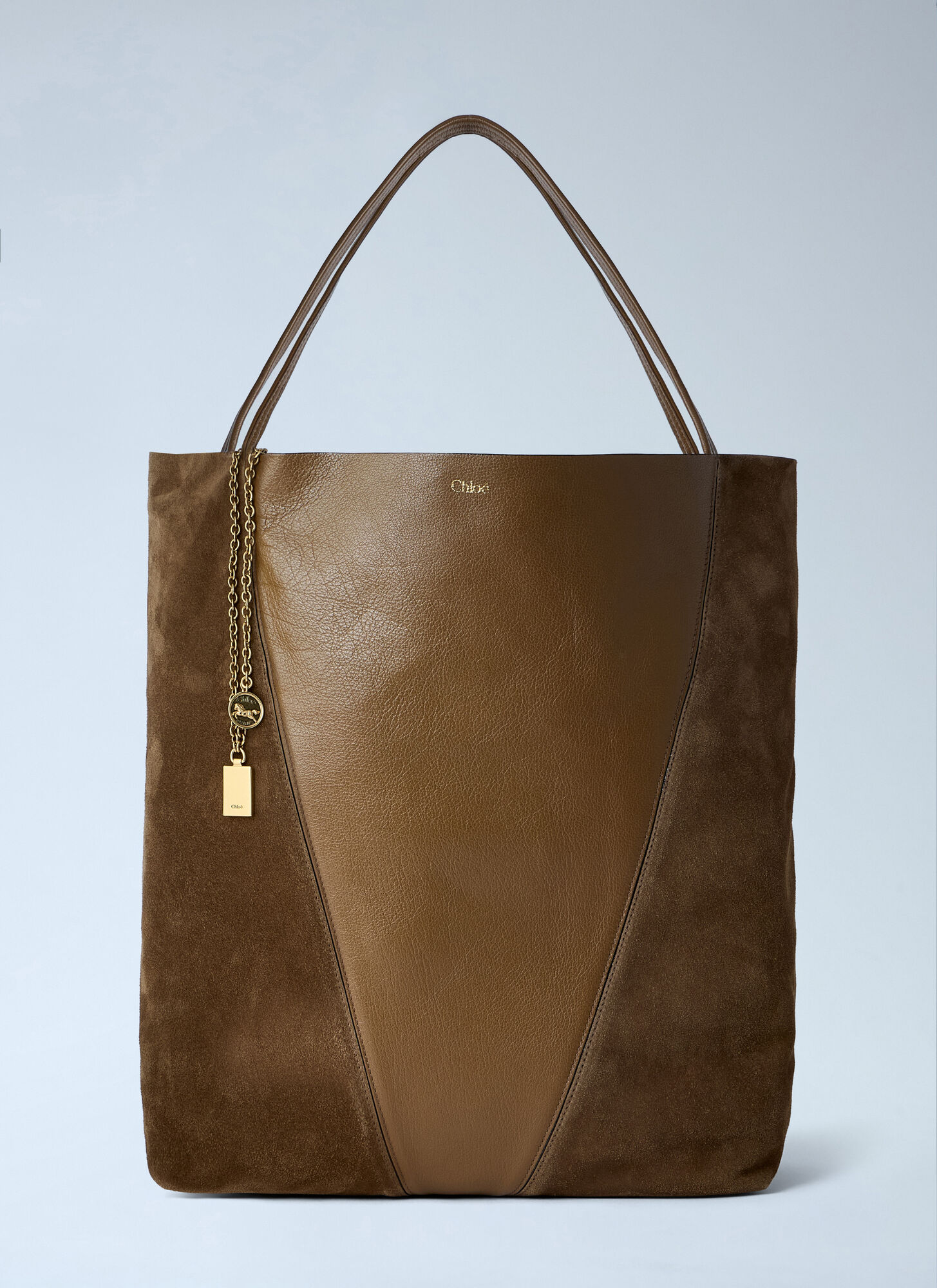 Chloé Spin Tote Bag - Female - Shopping Bags - Brown - One Size - Bags - Image 4