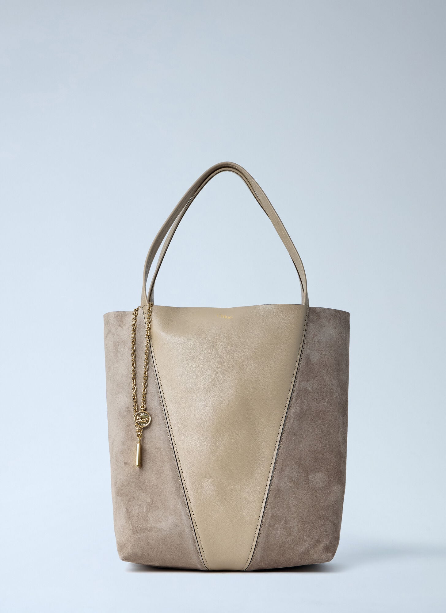 Chloé Beige Calf Leather Bos Taurus Shoulder Bag - Image 3