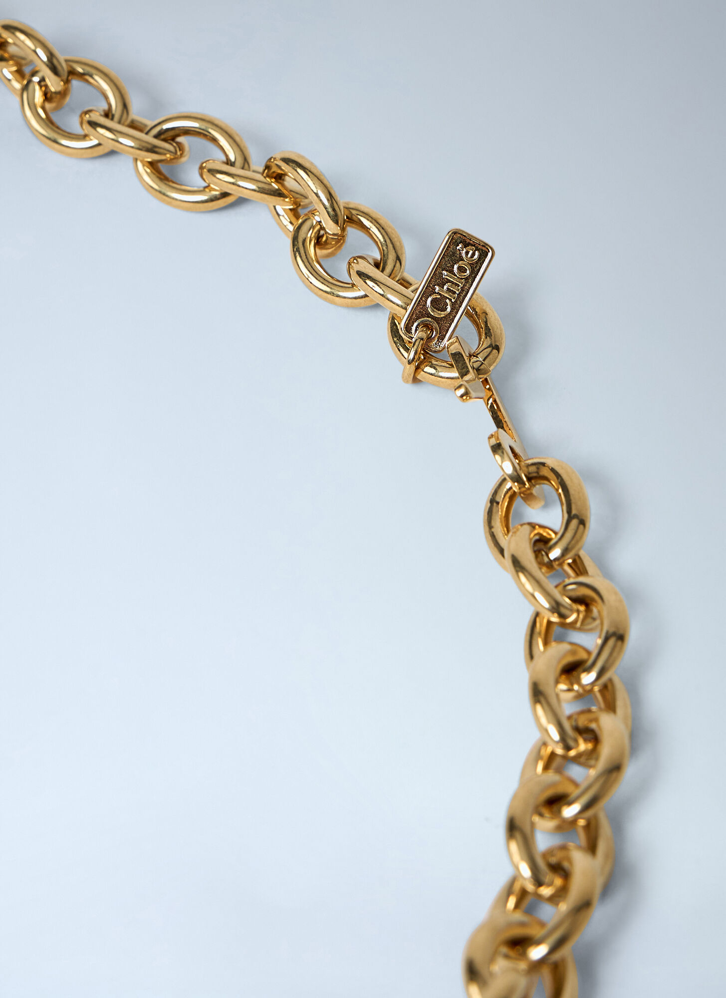  Chloé Chloé Script Jewelry Belt - Frau Gürtel Gold One Size 