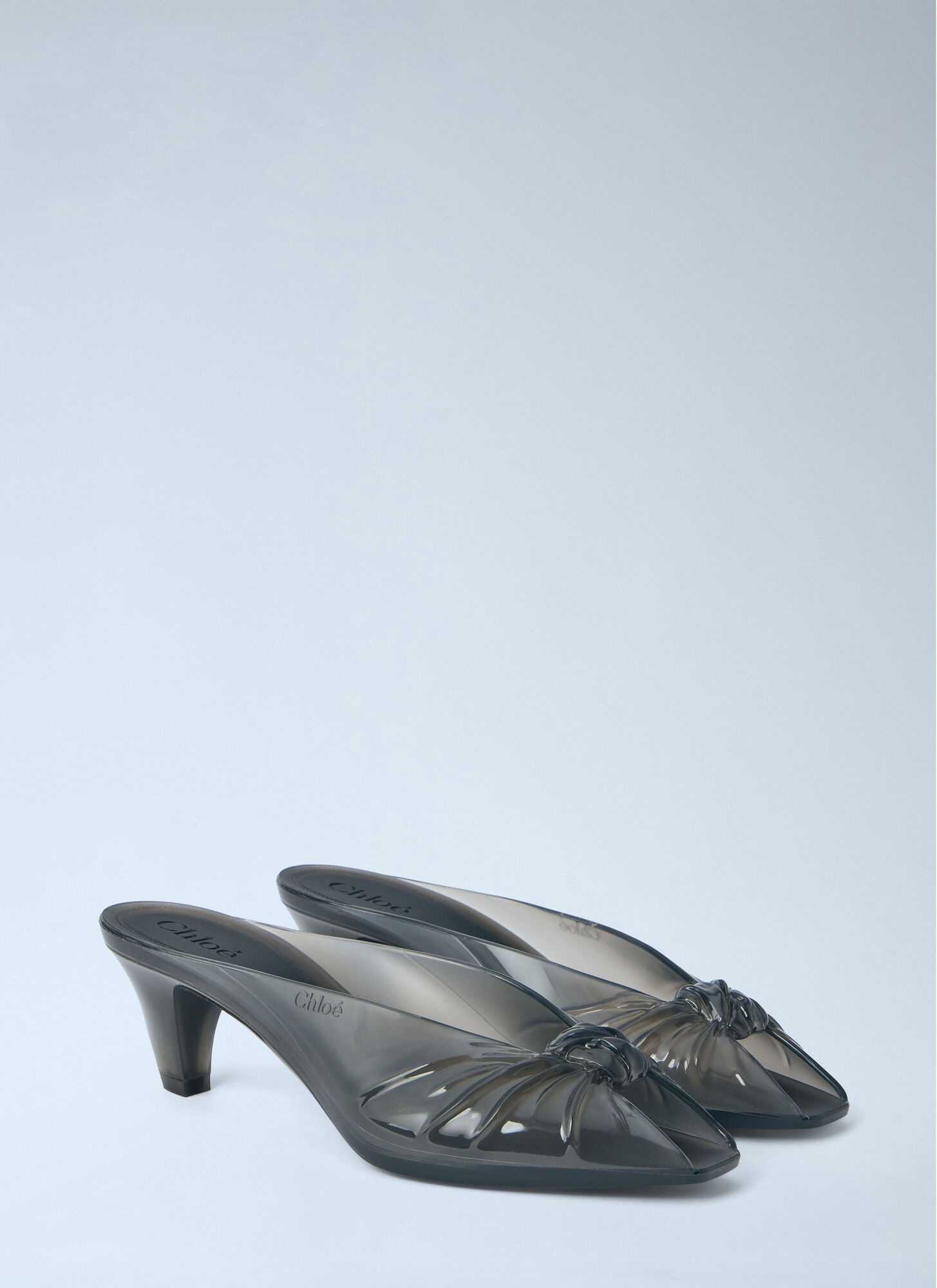  Chloé Chloé Jelly Mules - Frau Heels Grey Eu - 39 