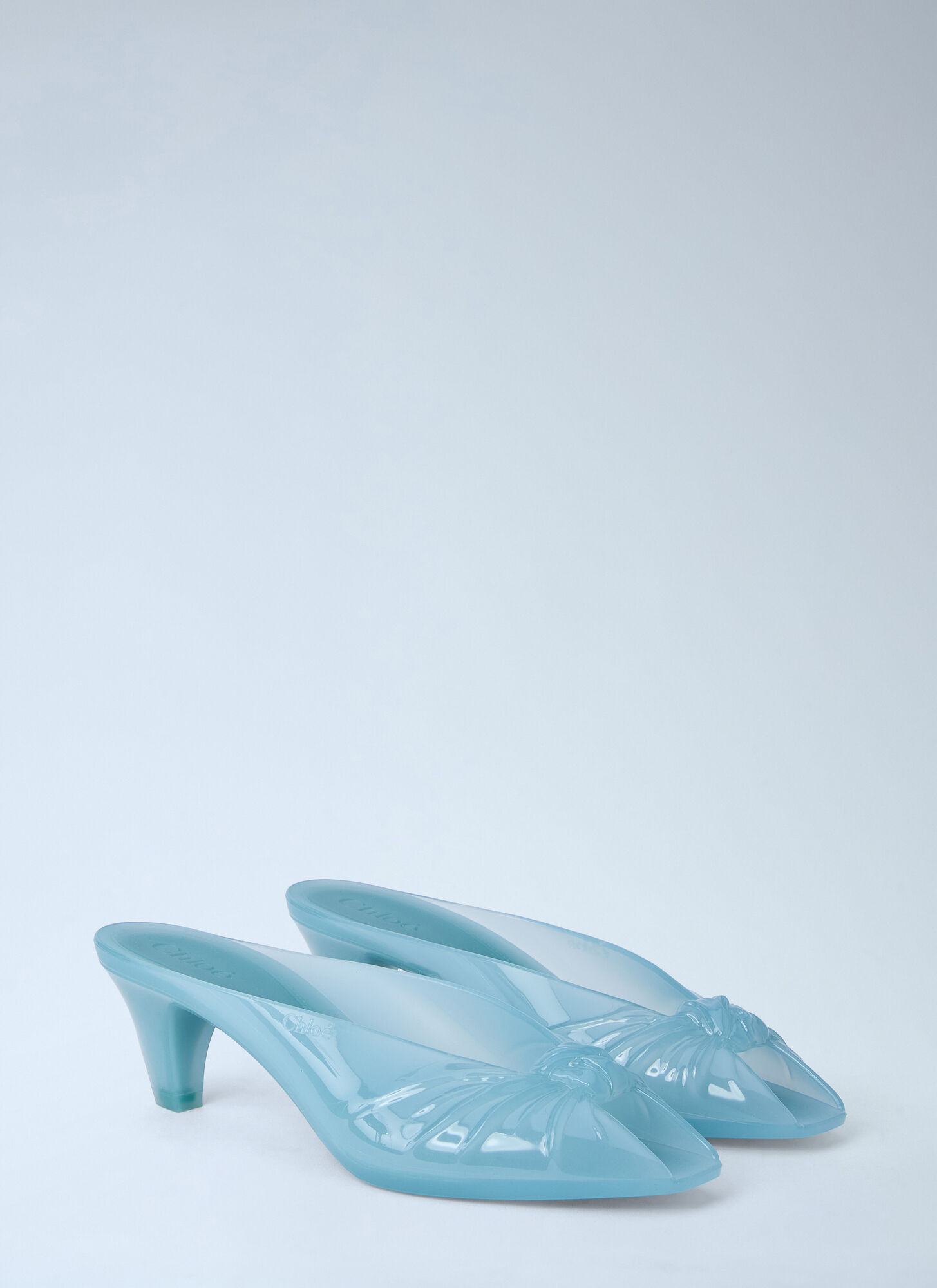  Chloé Chloé Jelly Mules - Frau Heels Light Blue Eu - 36 
