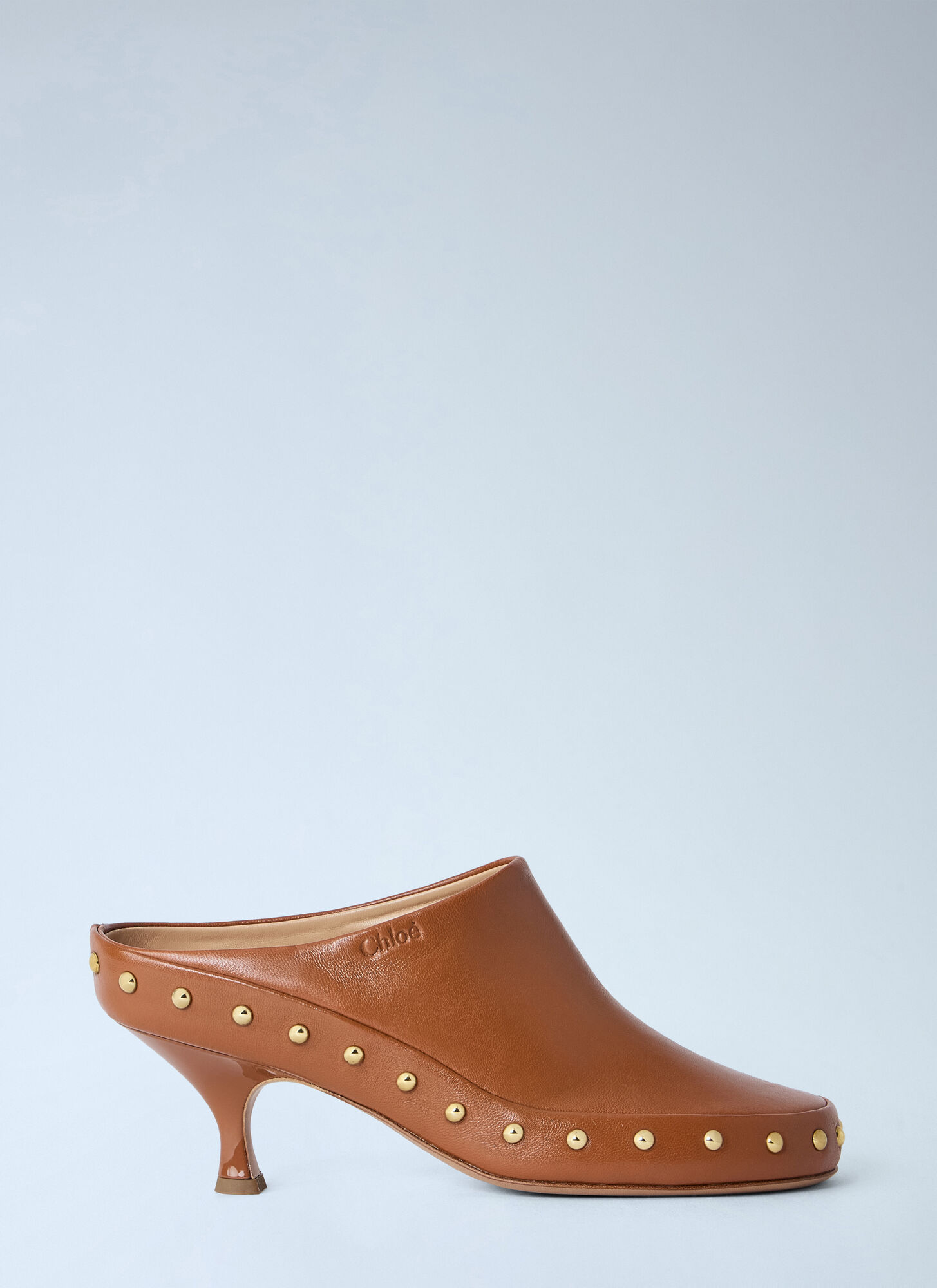 Chloé Junie Leather Mules - Image 3