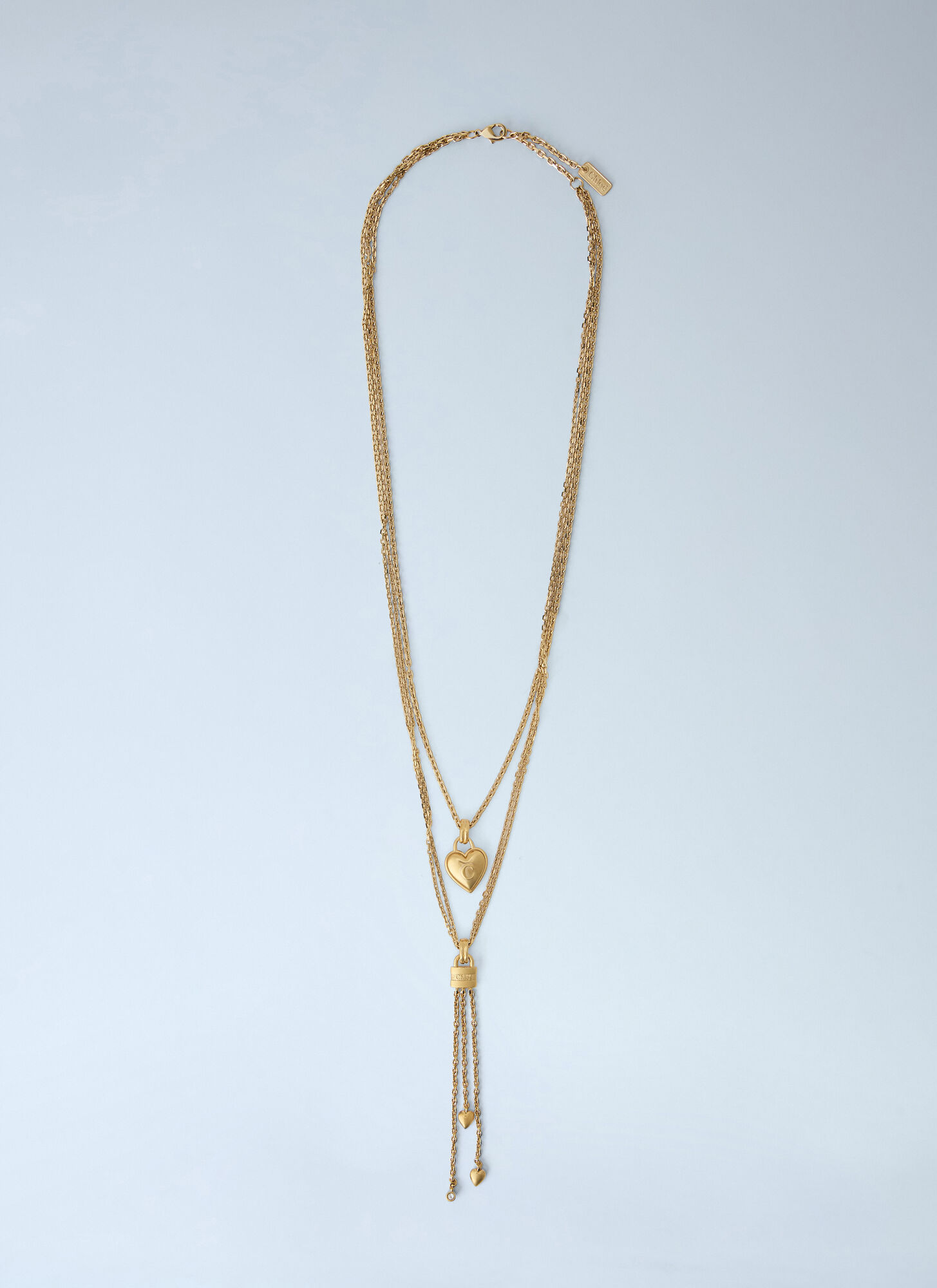 Chloé Gold Brass Necklace - One Size - Image 3