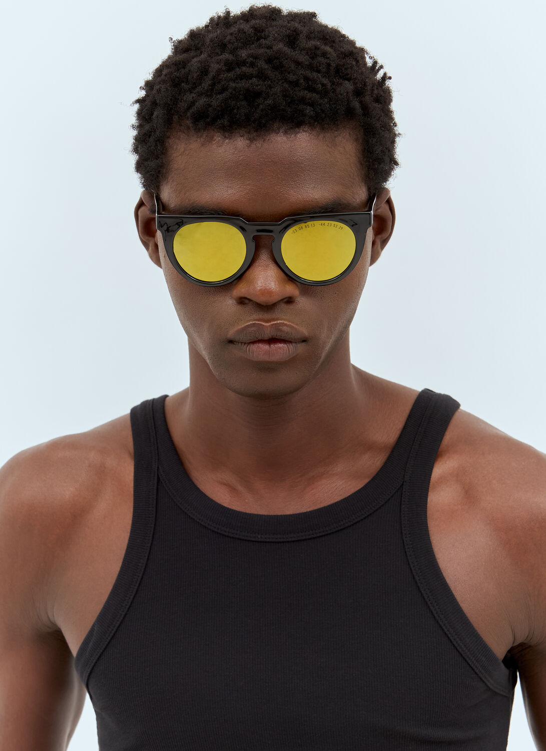 Clean Waves Parley For The Oceans Type 05 Round-frame Recyled-acetate Sunglasses In Black