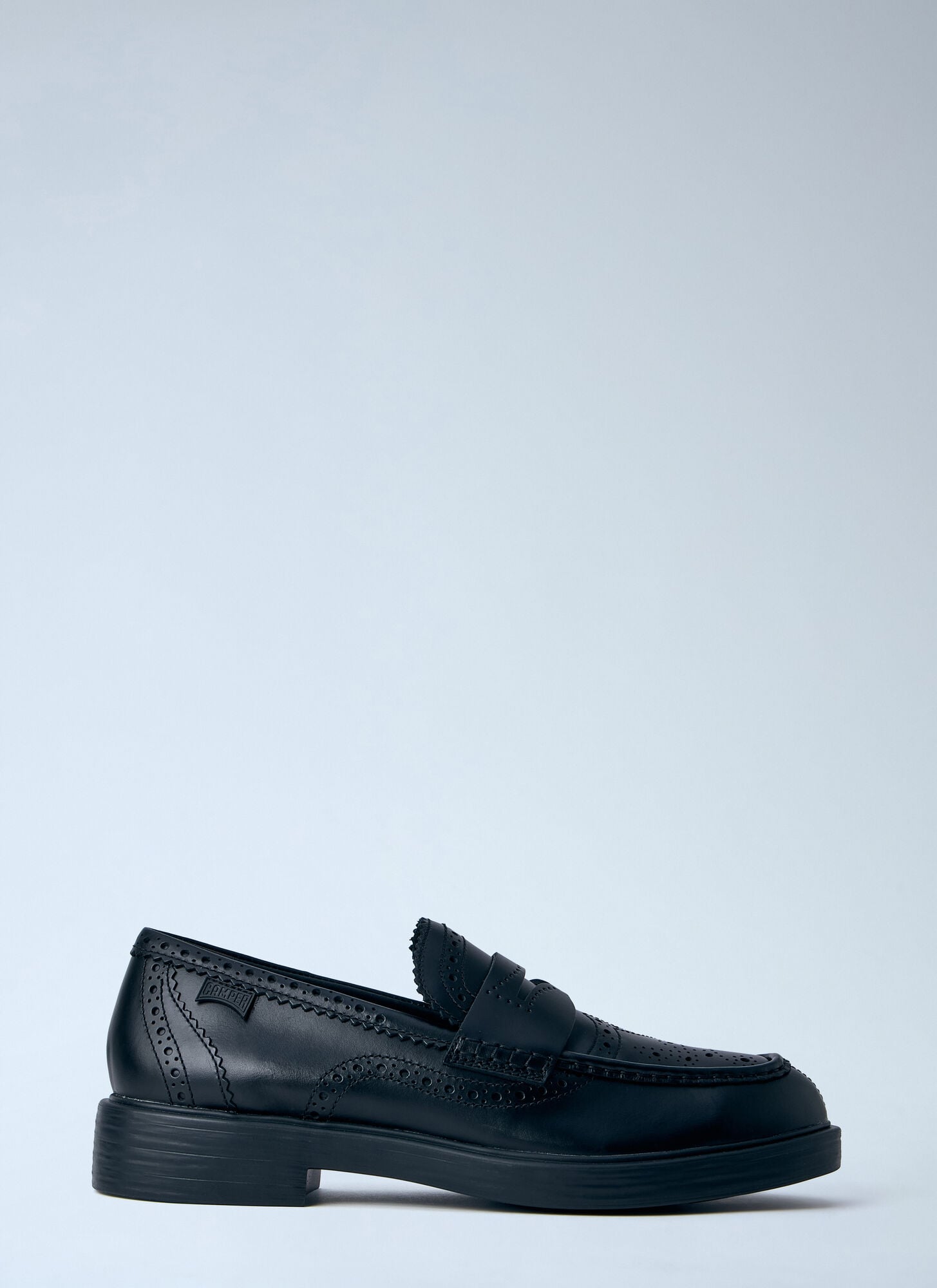 Camper Leather Brogue Loafers - Man Loafers Black Eu - 41