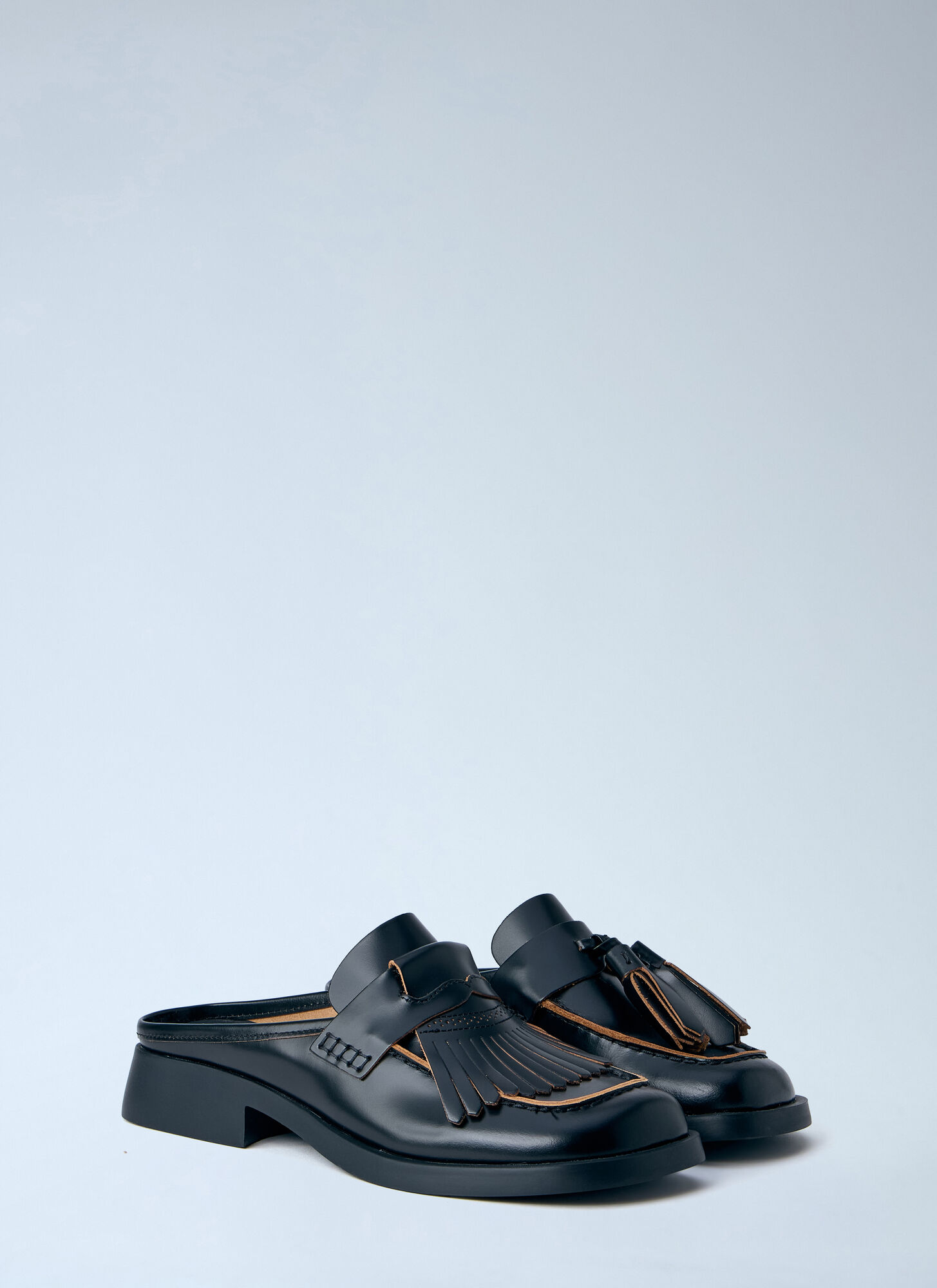  Camper Camper Leather Tassel Loafers - Frau Loafers Black Eu - 38 