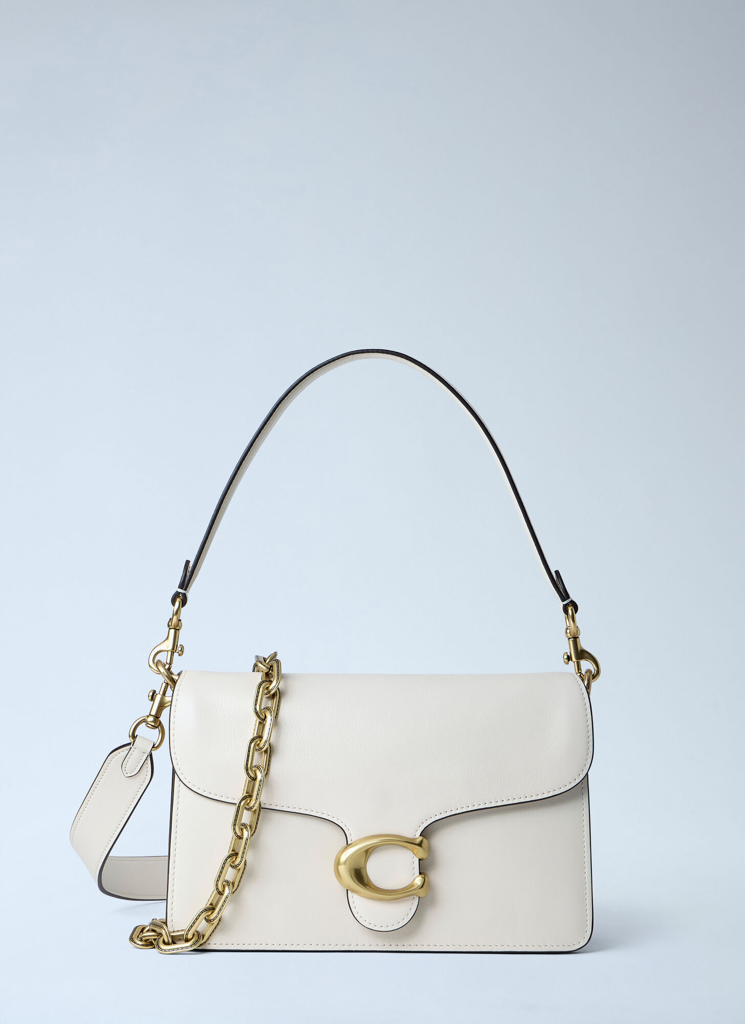Coach 链条Tabby单肩包 - Female 单肩包 White One Size