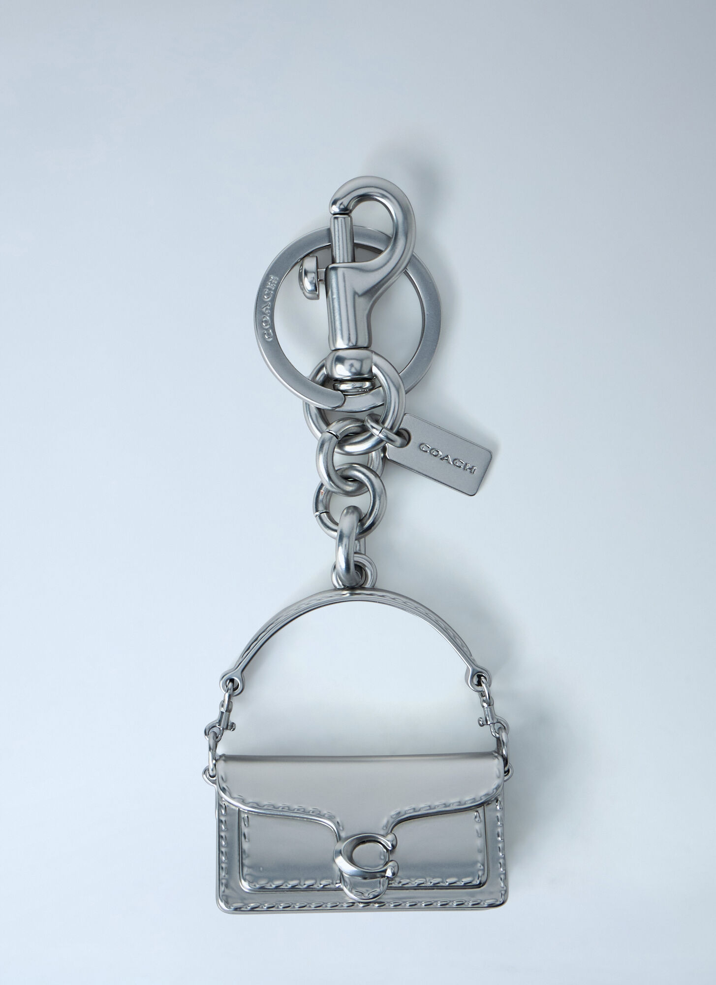 Coach Bag Charm - Woman Keyrings Silver One Size　コーチ バッグ チャーム - ウィメンズ キーリング シルバー フリーサイズ Coach