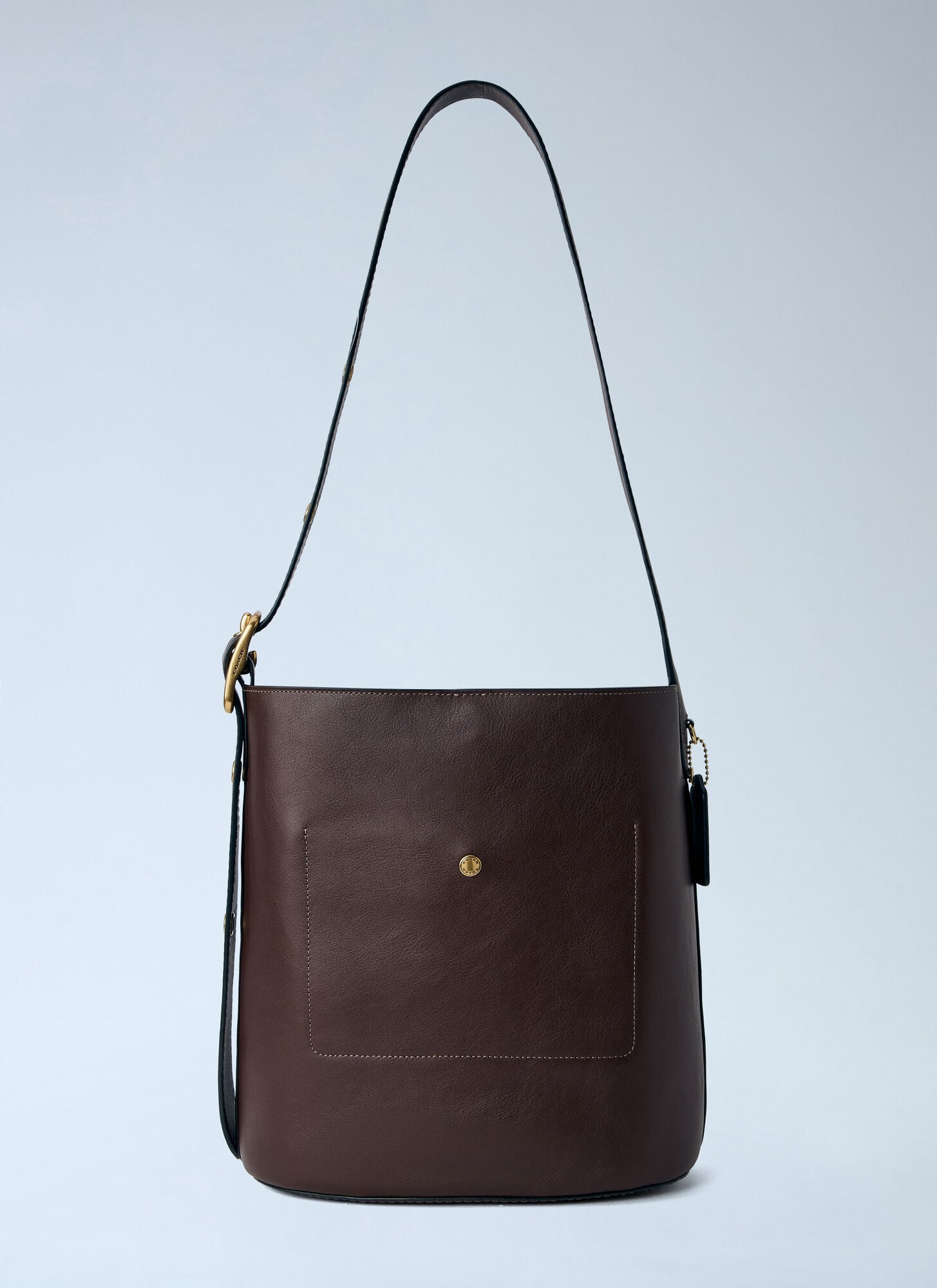  Coach Coach Bleecker Bucket Bag - Frau Schultertaschen Dark Brown One Size 