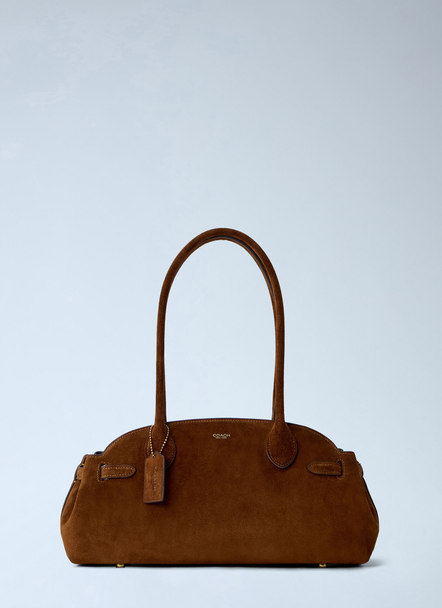 Coach Suede Empire Carryall Bag 34 - Woman Shoulder Bags Brown One Size　コーチ スエード エンパイア キャリーオール バッグ 34 - 女性 ショルダー バッグ ブラウン フリー サイズ Coach