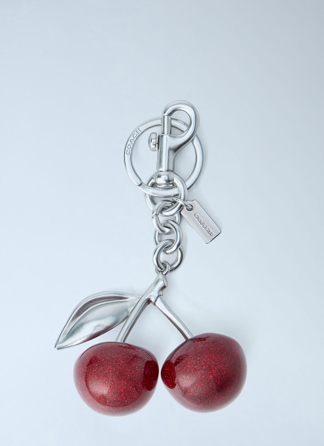 Coach Cherry Bag Charm In Red